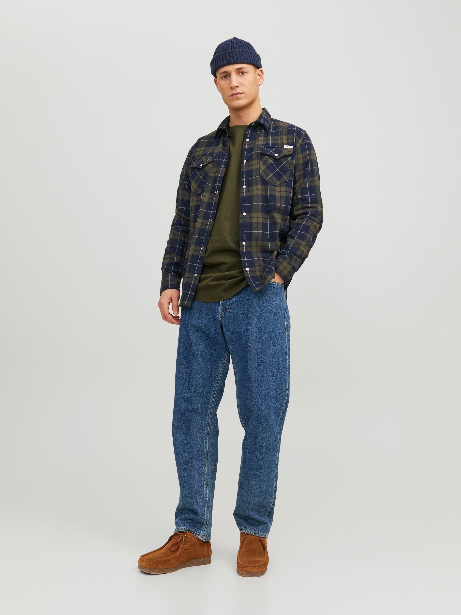Jack & Jones Shirt met ronde hals JJENOA POCKET TEE SS