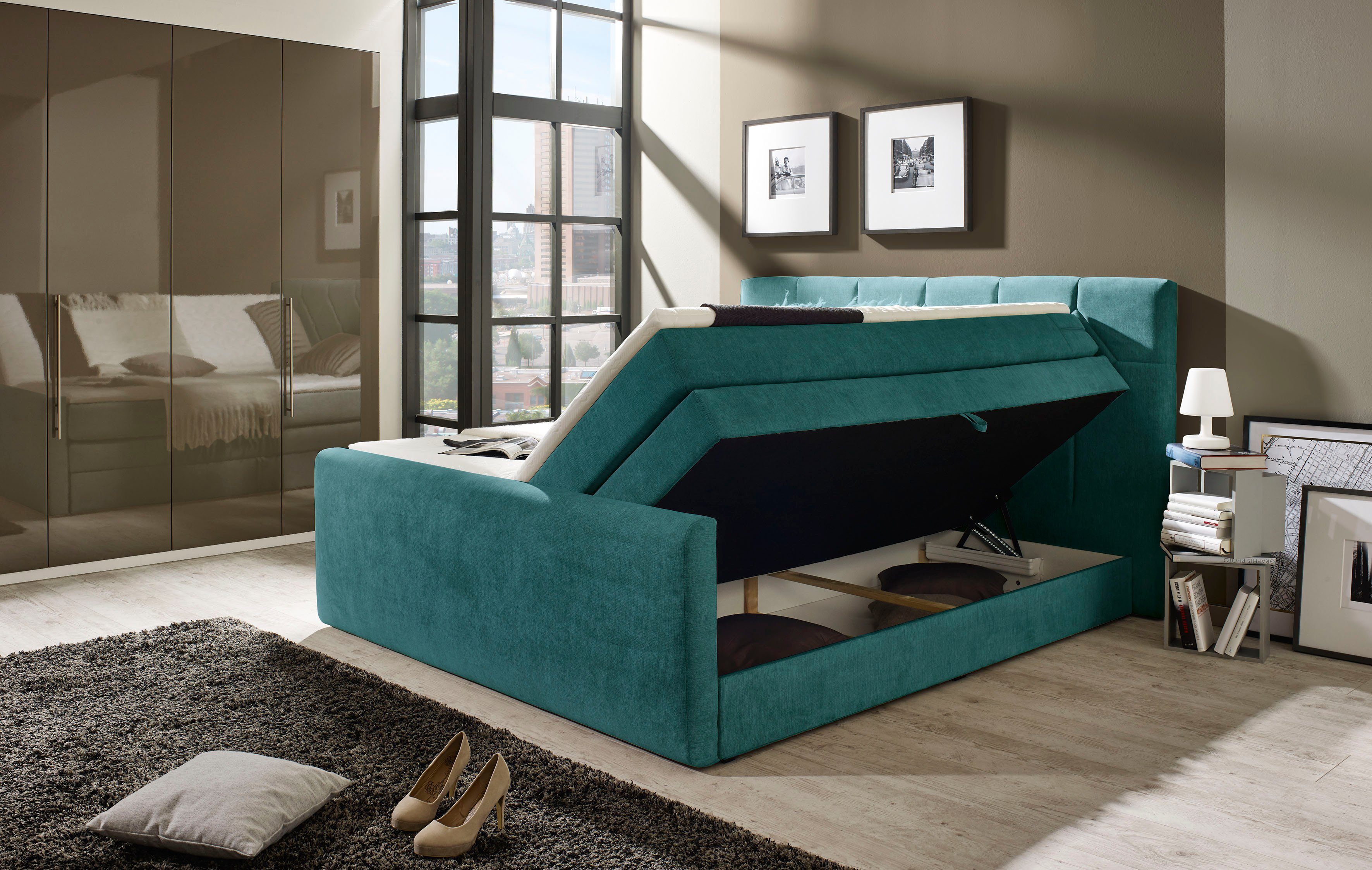 Places of Style Boxspring Atlanta inclusief topmatras en bedkist