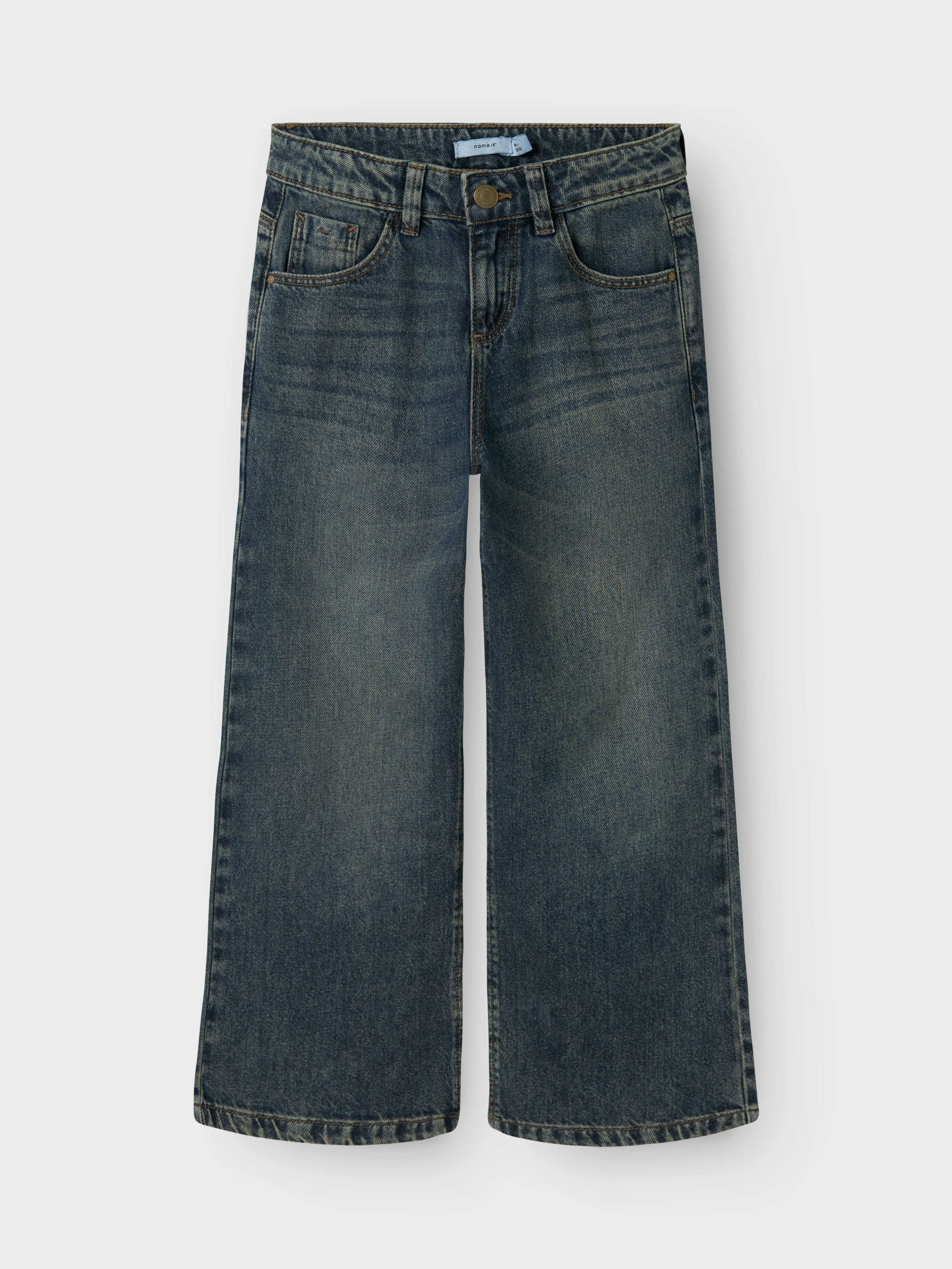 Name It Wijde jeans NKFROSE voor meisjes met wijde pijpen en klassieke pasvorm