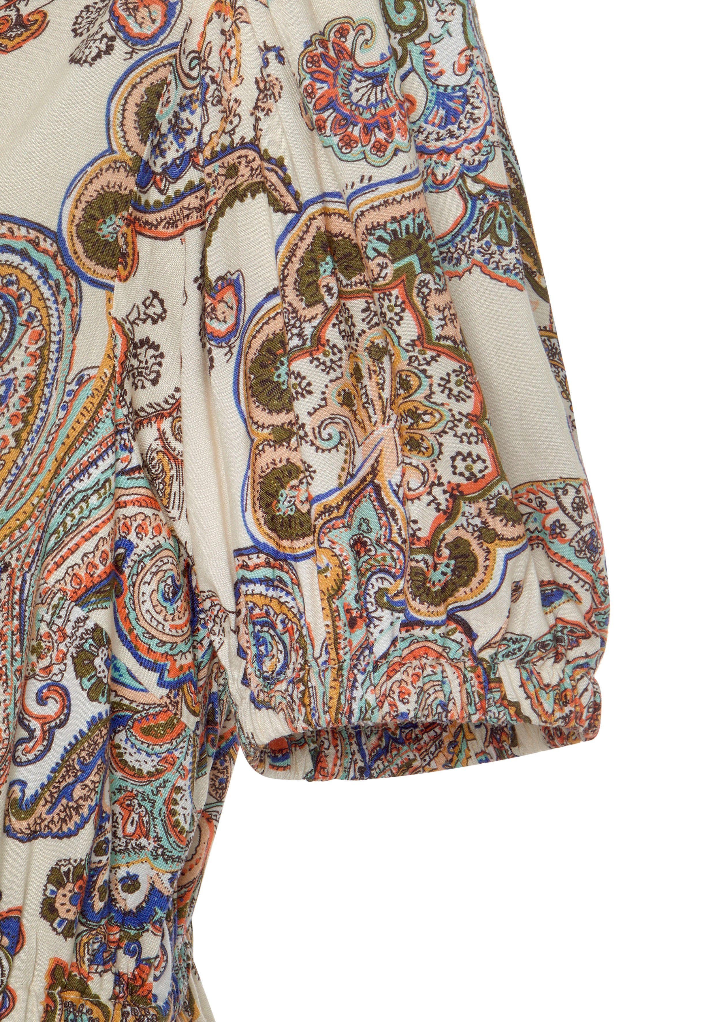 Vivance Maxi-jurk gemaakt van geweven viscose met paisley print