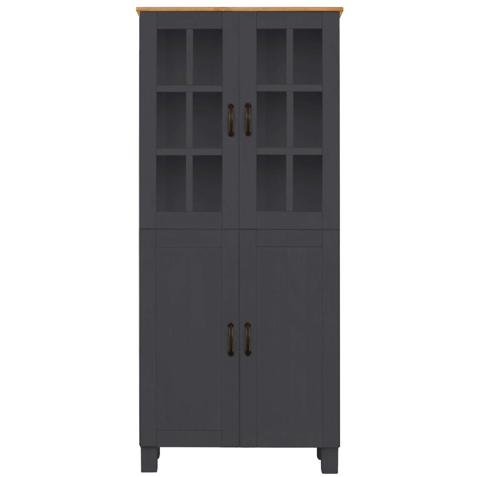 Home affaire Hoge kast Rodby Massief, FSC®-gecertificeerd hout, breedte 75 cm, hoogte 170 cm