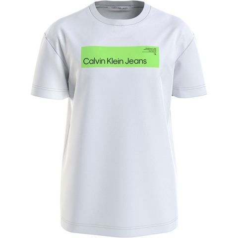 NU 20% KORTING: Calvin Klein Jeans Plus T-shirt PLUS HYPER REAL BOX LOGO TEE