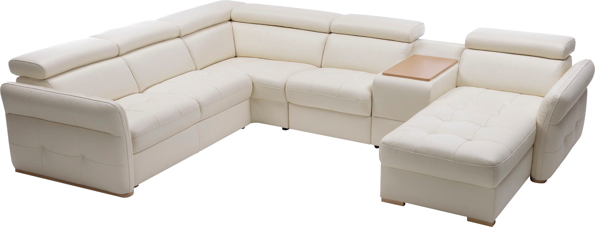 exxpo - sofa fashion Zithoek Massimo, familiebank met veel ruimte, leren bekleding, comfortabel, prettig