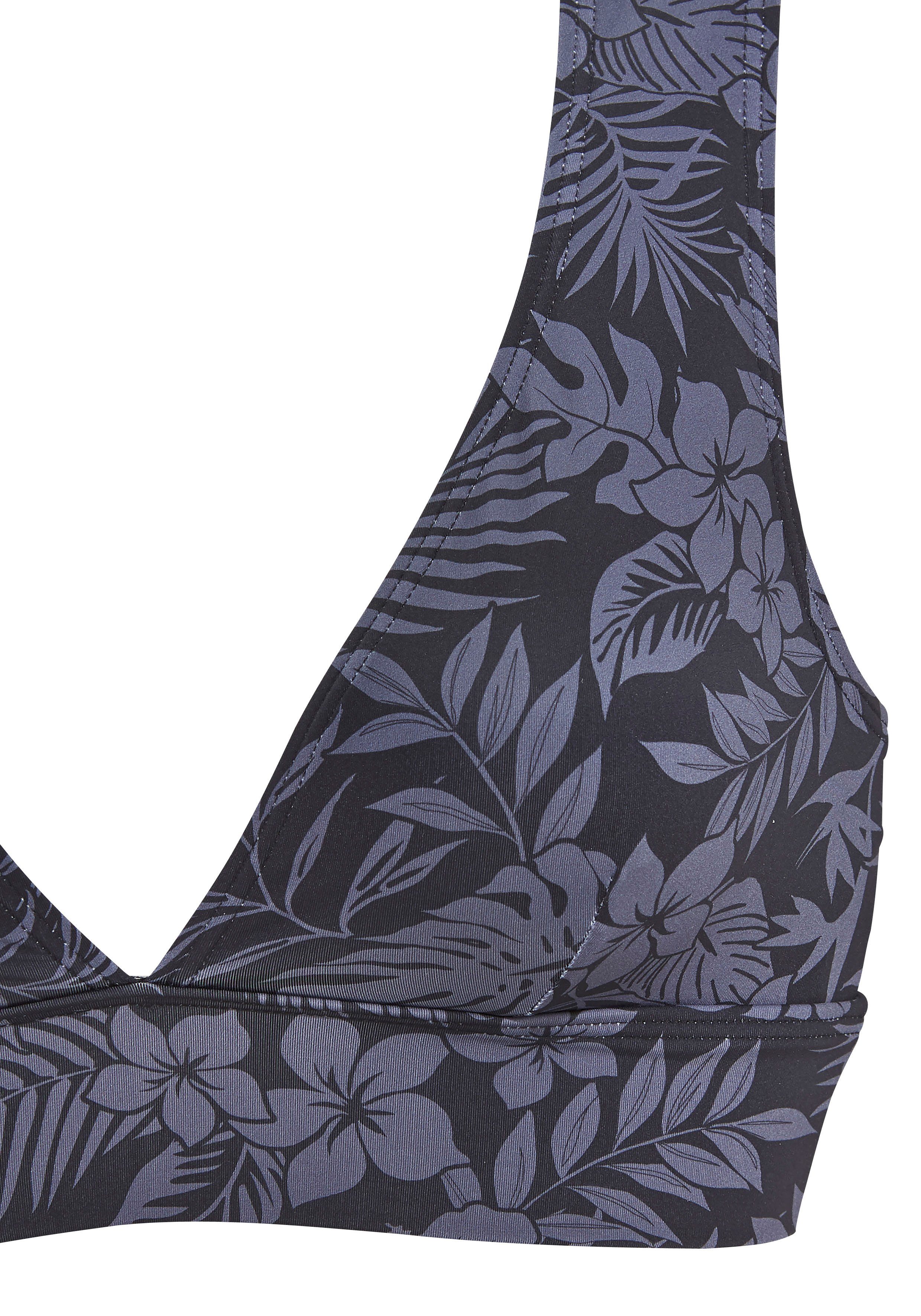 Venice Beach Bustierbikinitop Moloka met tropische print