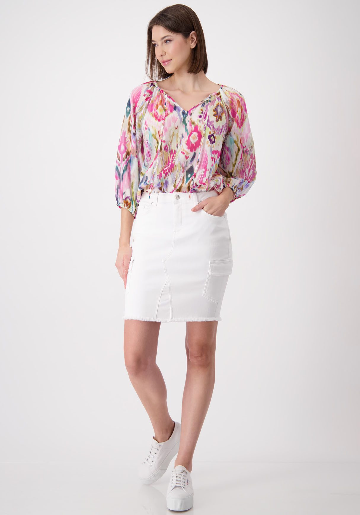 Monari Jeans rok in 5-pocketsstijl