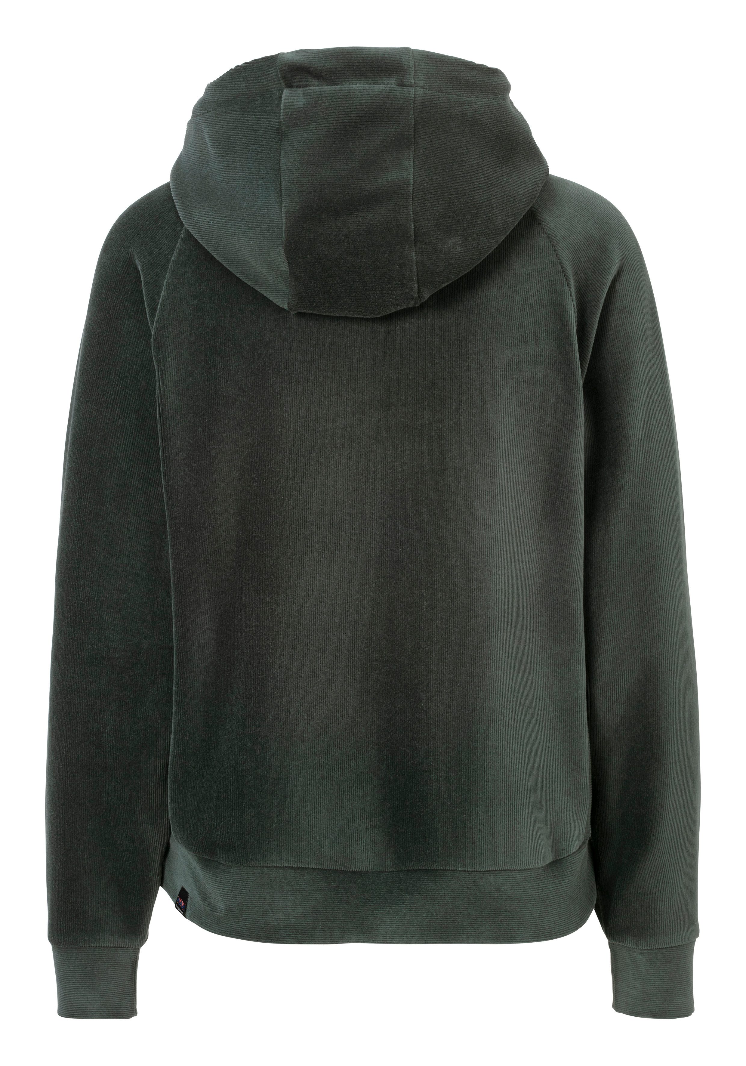 Ragwear Capuchonsweatvest CORDULY zachte nicky stof