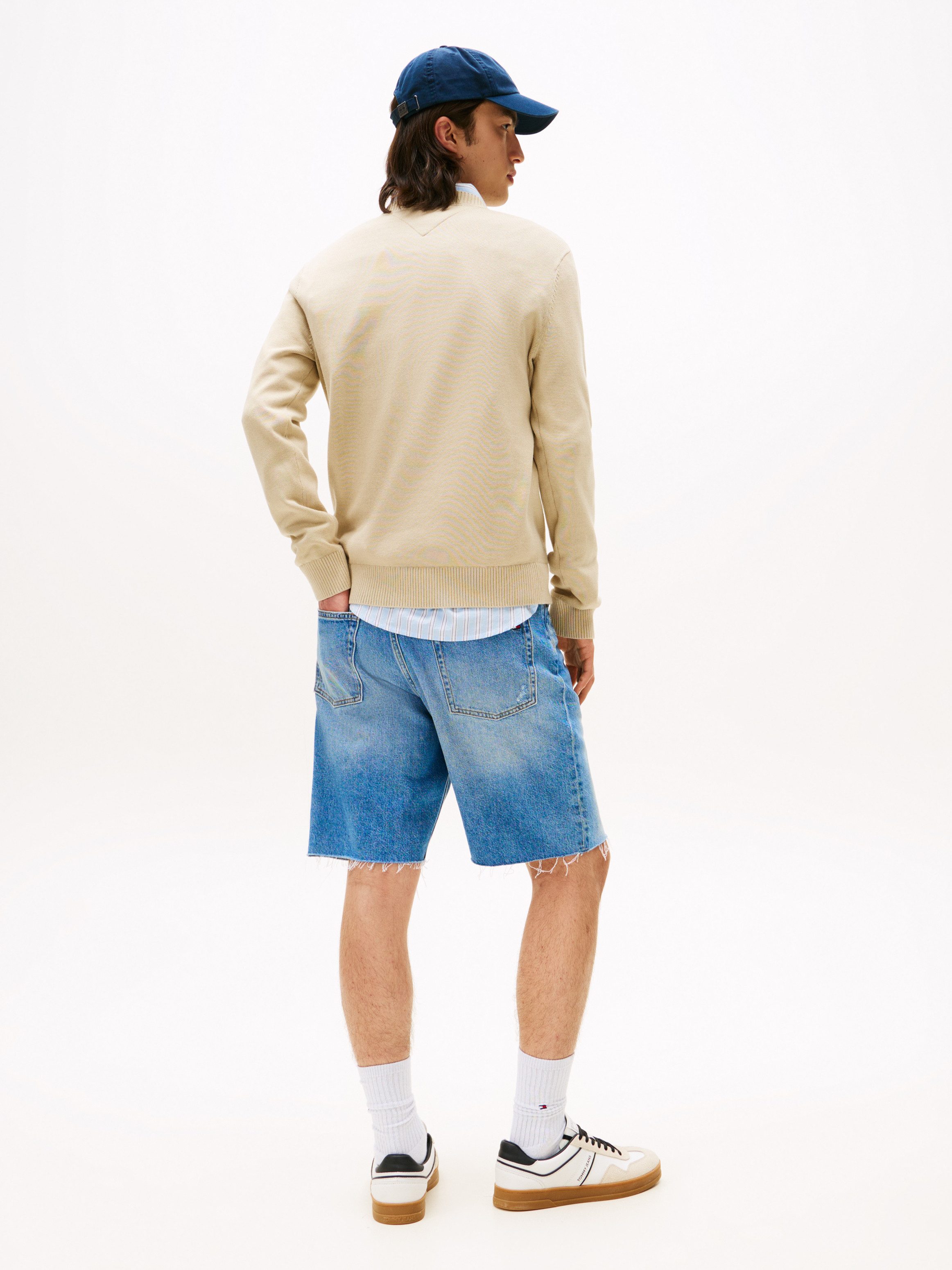 TOMMY JEANS Trui met ronde hals TJM SLIM ESSENTIAL LIGHT SWEATER