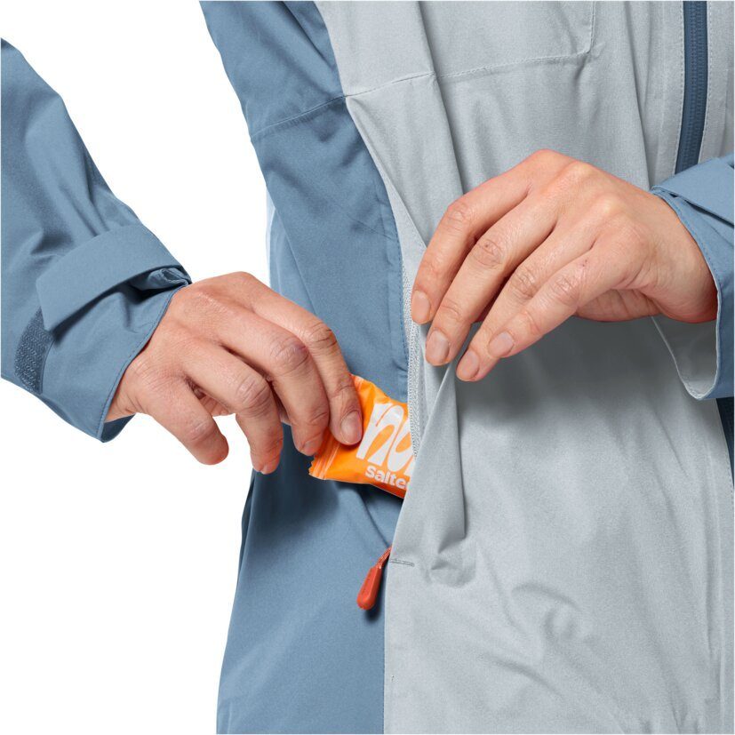 Jack Wolfskin Functioneel jack EAGLE PEAK 2L JKT W waterdicht winddicht & ademend