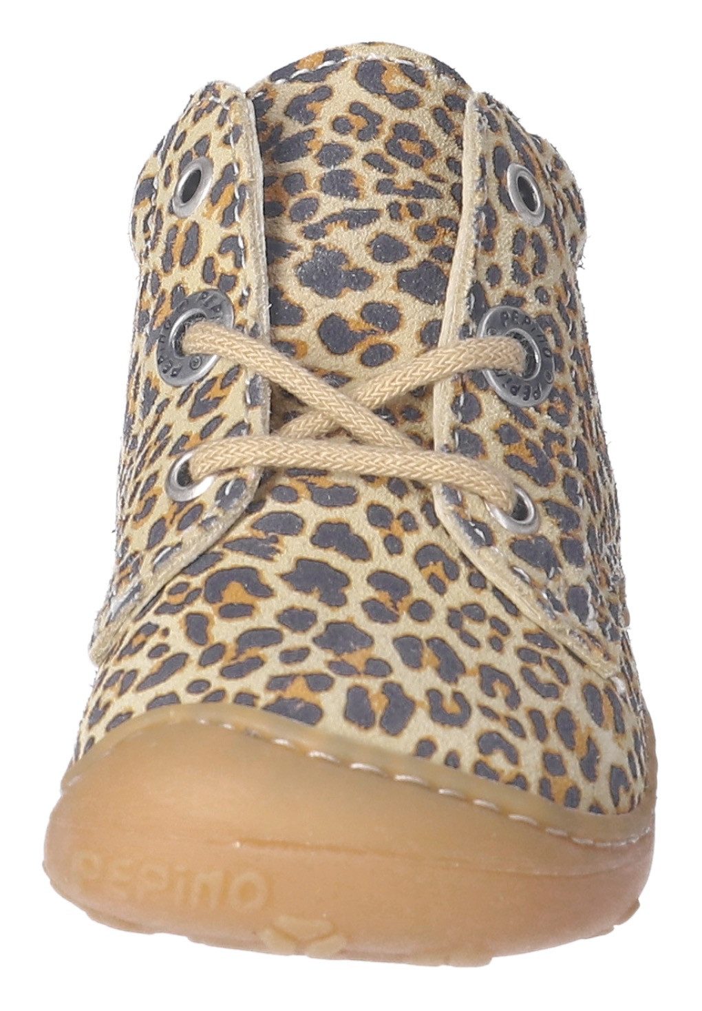 PEPINO by RICOSTA Babyschoentjes DOTS WMS: Mittel , veterschoenen met wms-systeem, leer, print, maat sjabloon om te downloaden