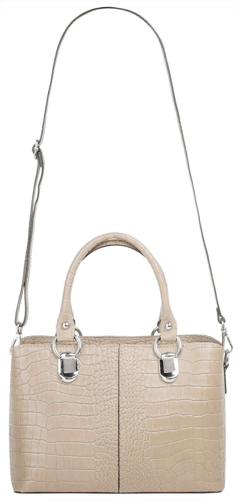 Cluty Schoudertas echt leer, made in italy