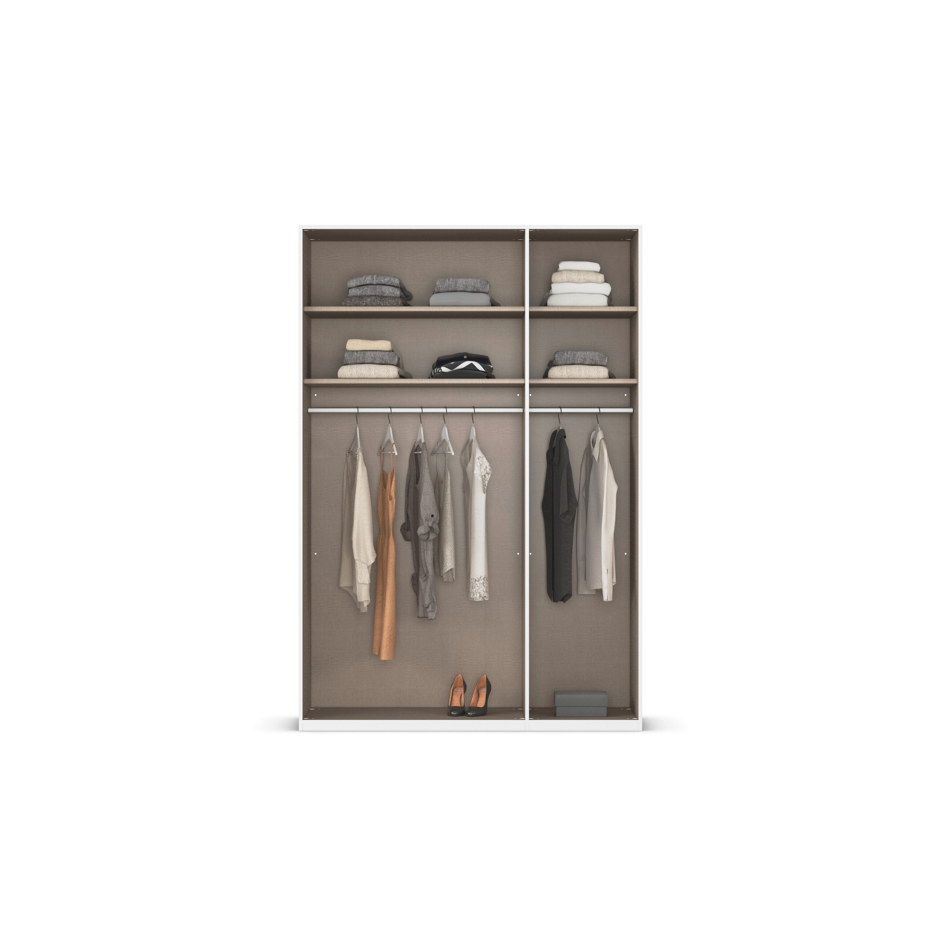 rauch Draaideurkast Kledingkast Kast Garderobe Slaapkamerkast EVELYN in elegante stijl, veel opbergruimte 4 breedtes en 2 hoogtes made in germany