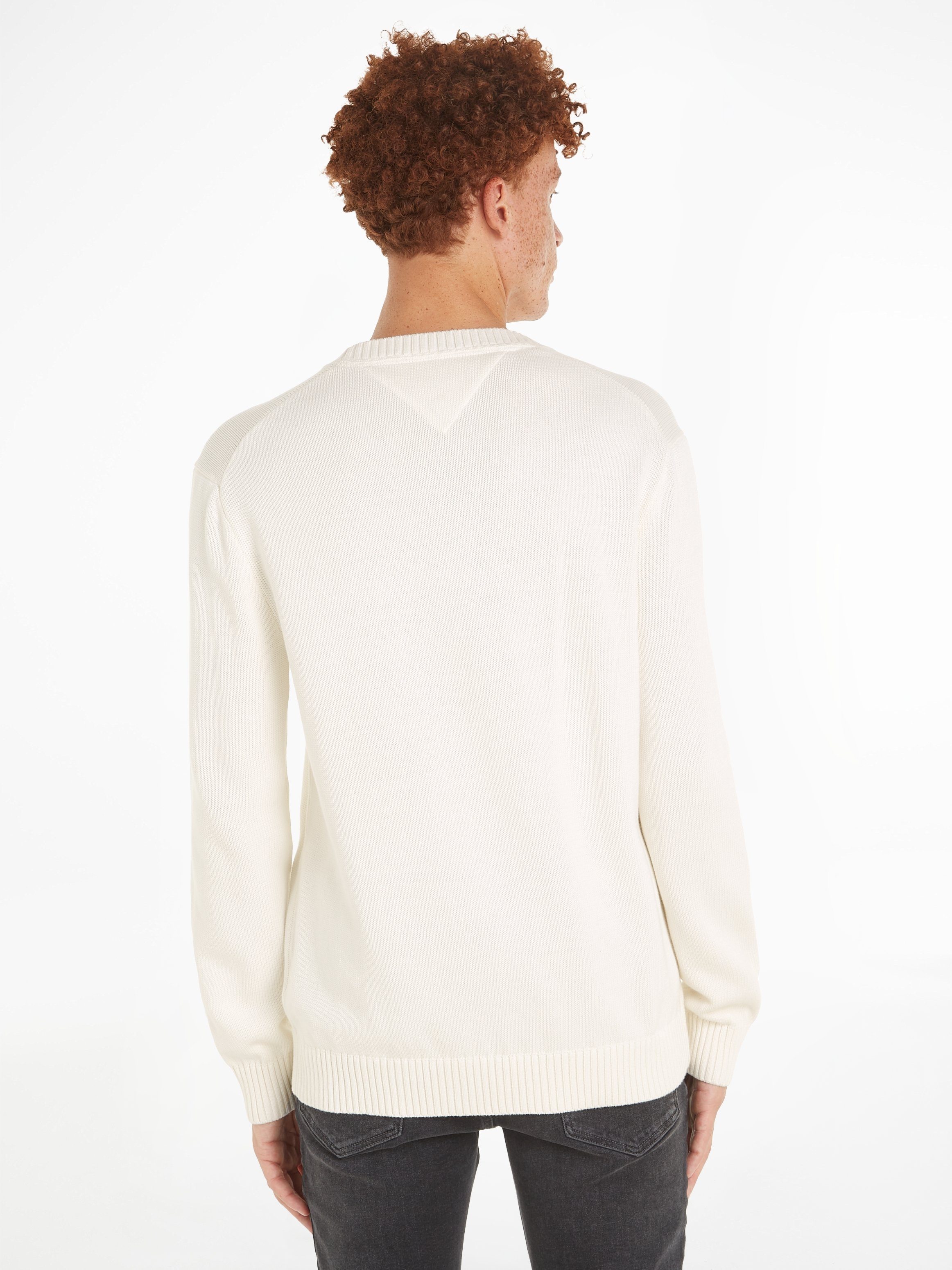 TOMMY JEANS Gebreide trui TJM SLIM ESSNTLS C-NECK SWEATER