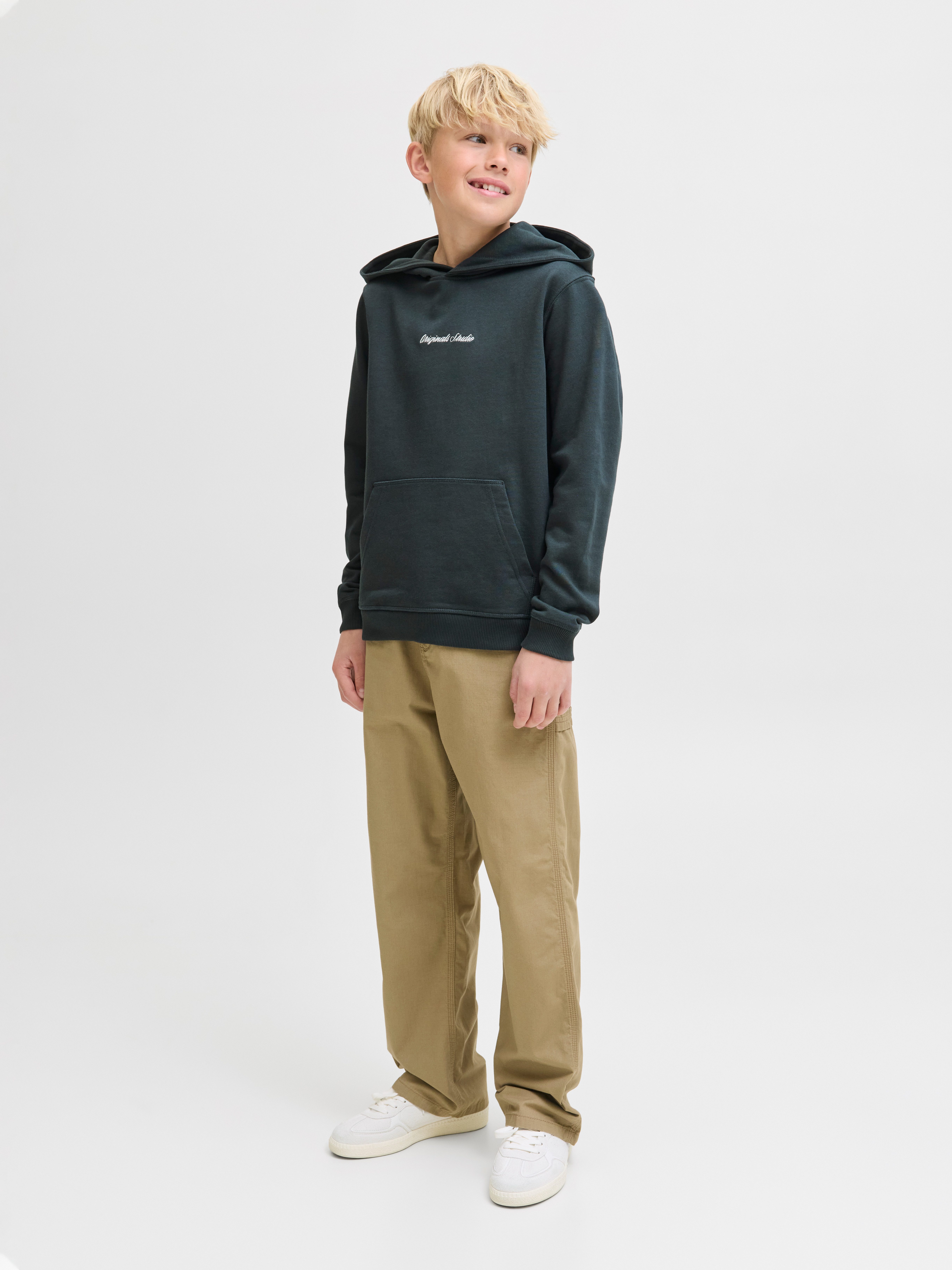Jack & Jones Junior Hoodie JORNORREBRO EMB SWEAT HOOD NOOS JNR