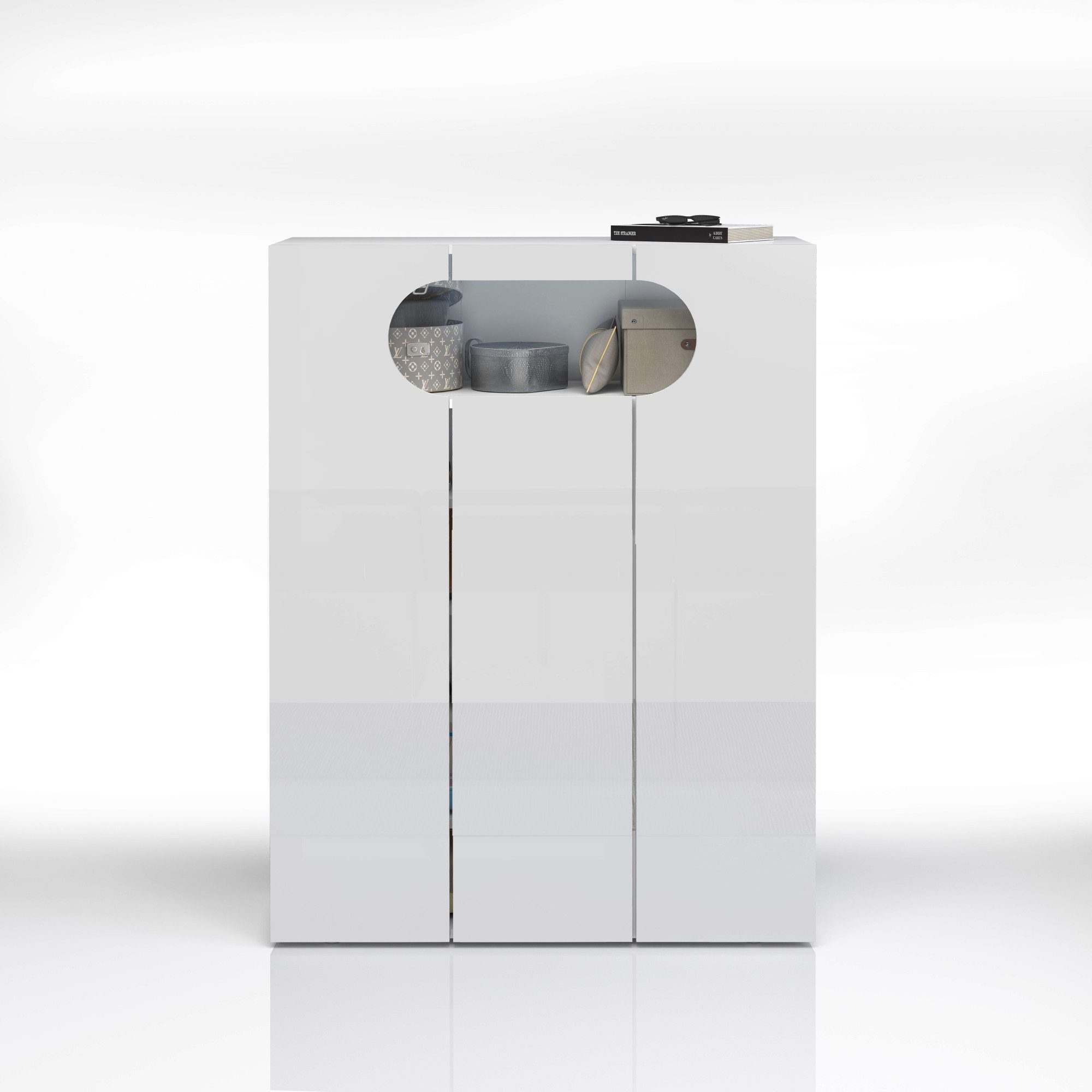 INOSIGN Schoenenkast Real, schoenenkast, schoenencommode, schoenenrek, breedte 90 cm