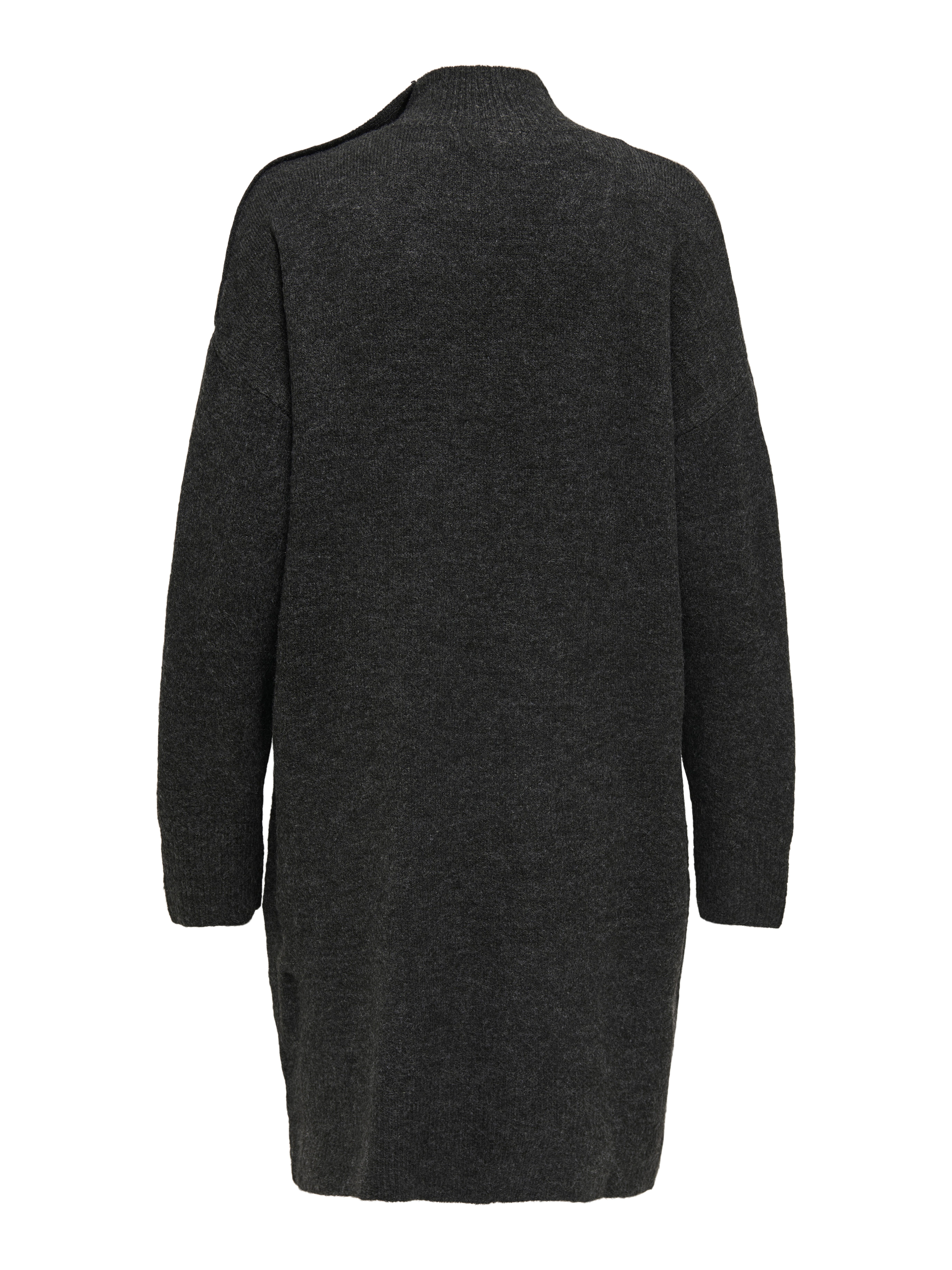 Only Gebreide jurk ONLALEXA LS HIGH BUTTON DRESS EX KNT