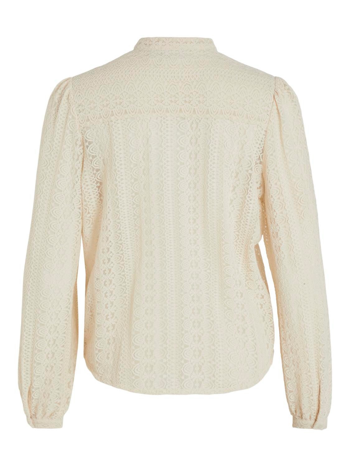 Vila Shirt VICHIKKA LACE L/S SHIRT- NOOS