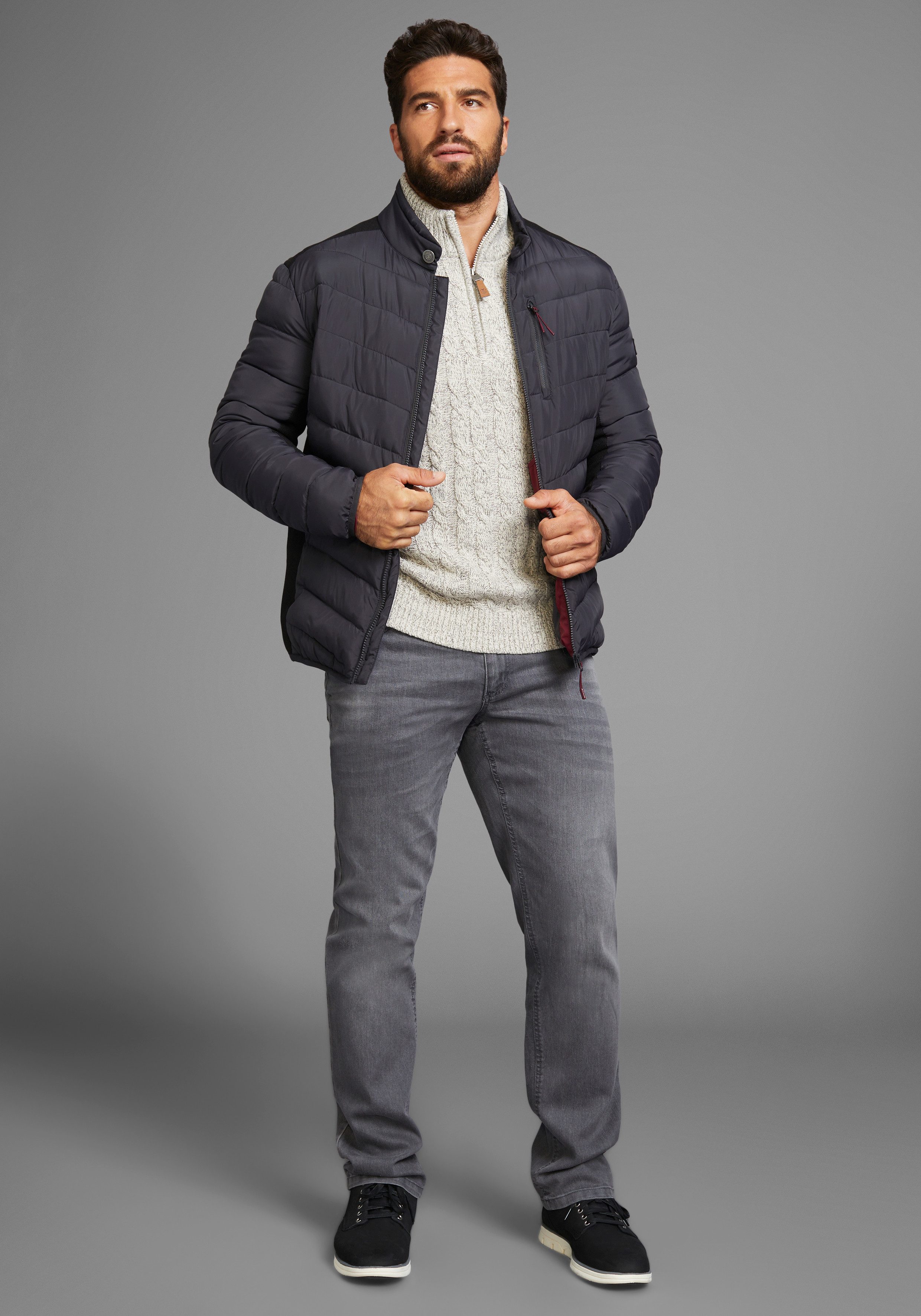 Arizona Jeans met elastische band Paul elastische tailleband comfort-fit rechte pijpsnit