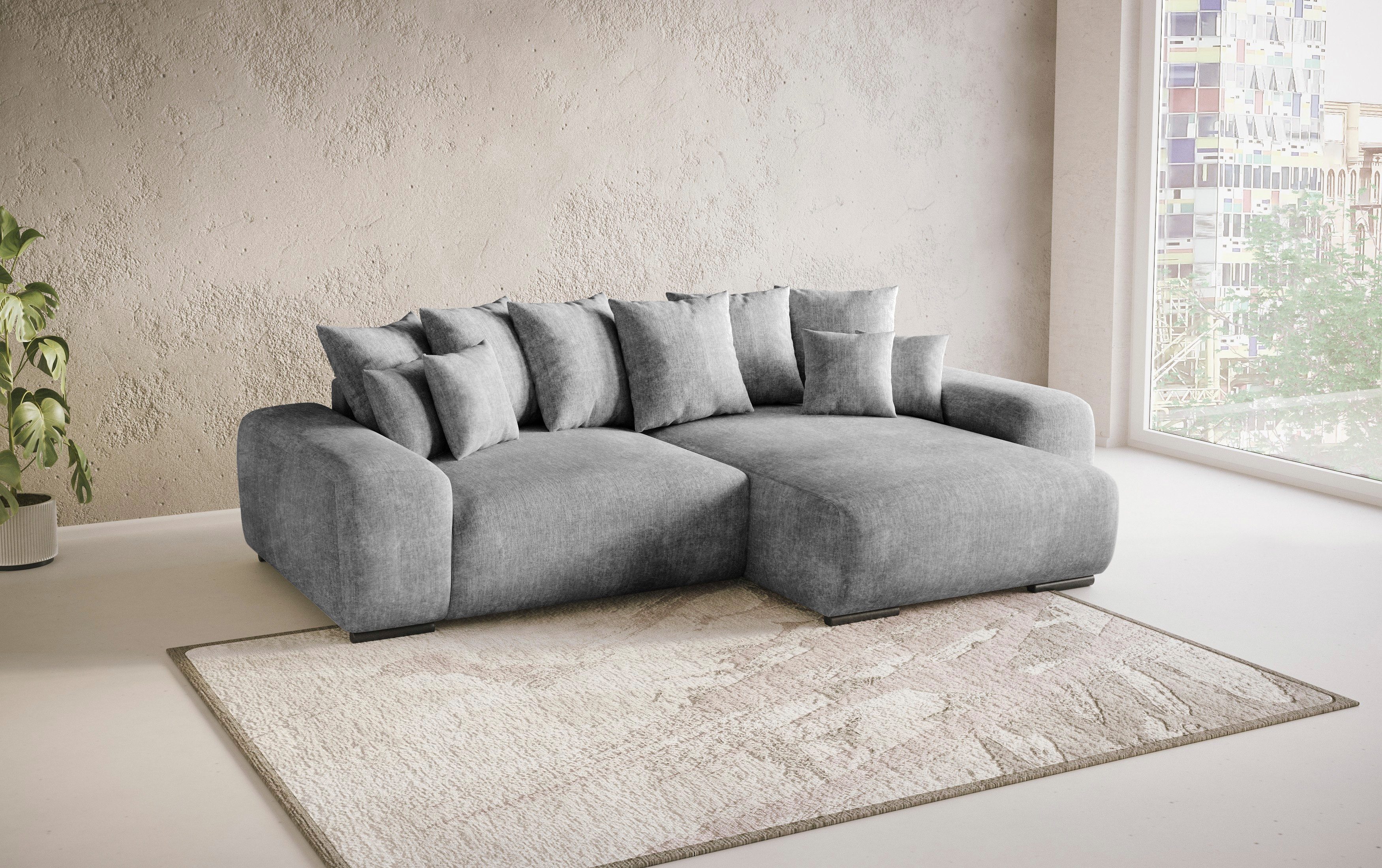 Mr. Couch Hoekbank Sundance, L-vorm Permanente slaper met bed, bedbox, tot 140 kg belastbaar