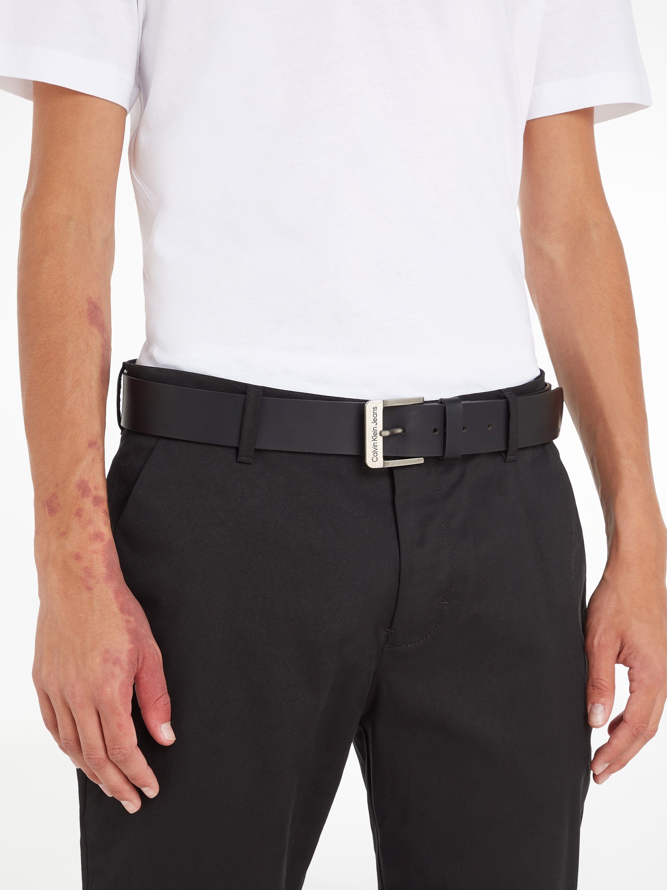 Calvin Klein Leren riem J 4CM CKJ BELT
