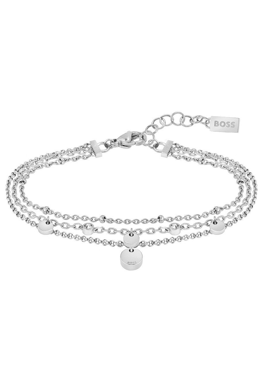 Boss Armband Sieraad roestvrij staal armbanden ankerketting IRIS dames armbanden zilver