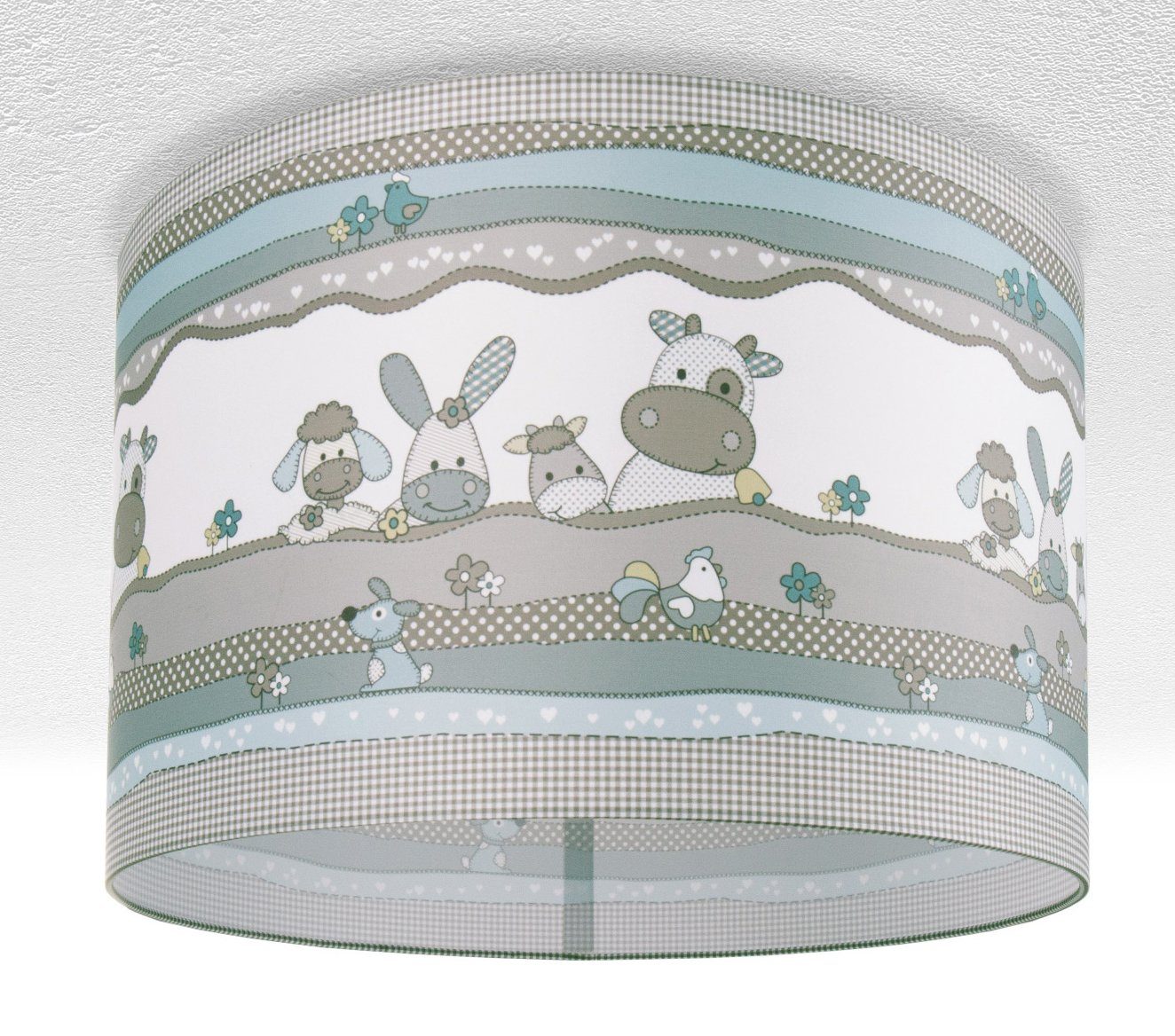 Paco Home Plafondlamp Cosmo 210 Kinderlamp plafondlamp LED kinderkamer lamp dieren-motief E27