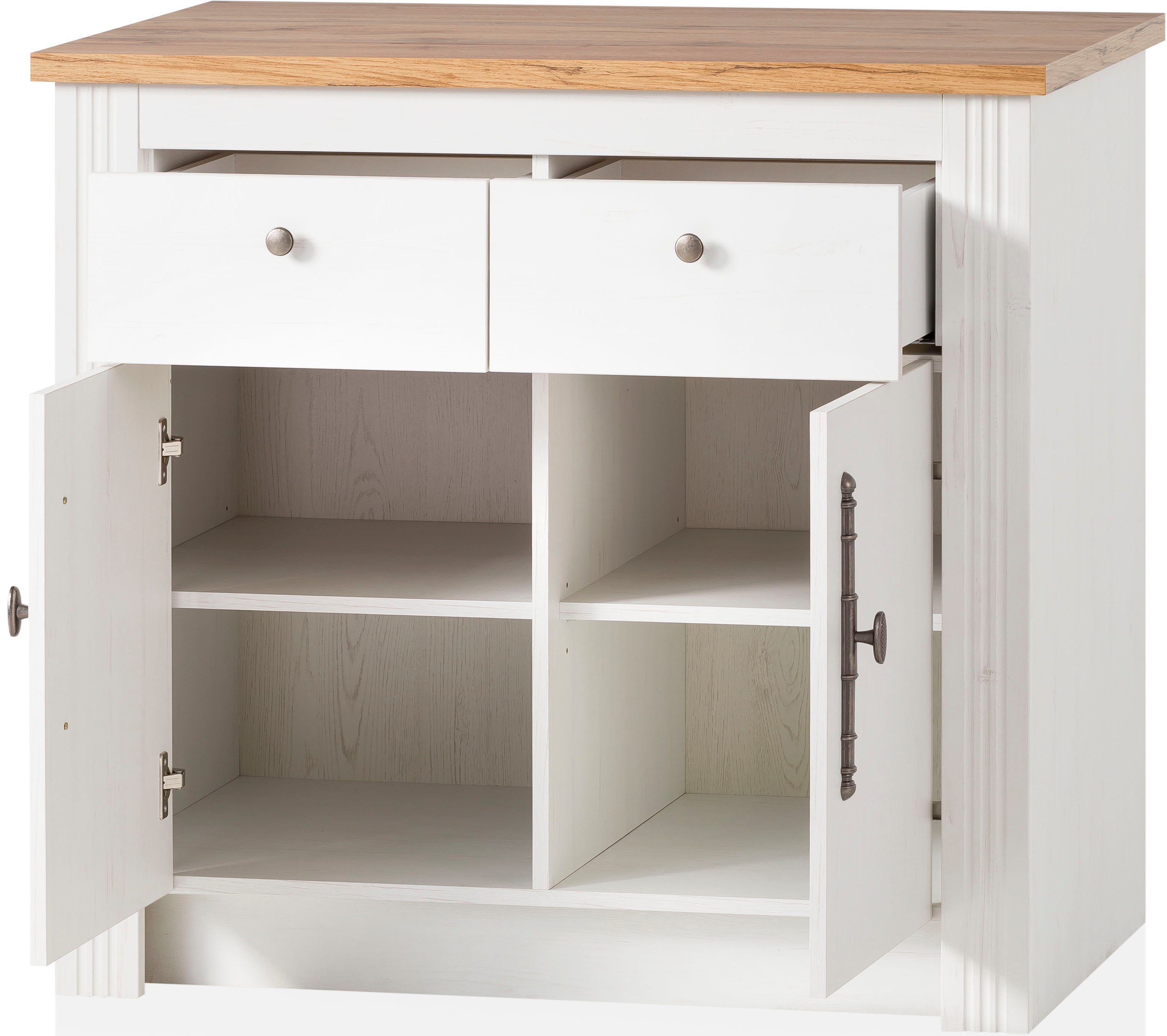 Kochstation Onderkast KS-Westminster in romantische landelijke stijl, breedte 100 cm, exclusief by otto