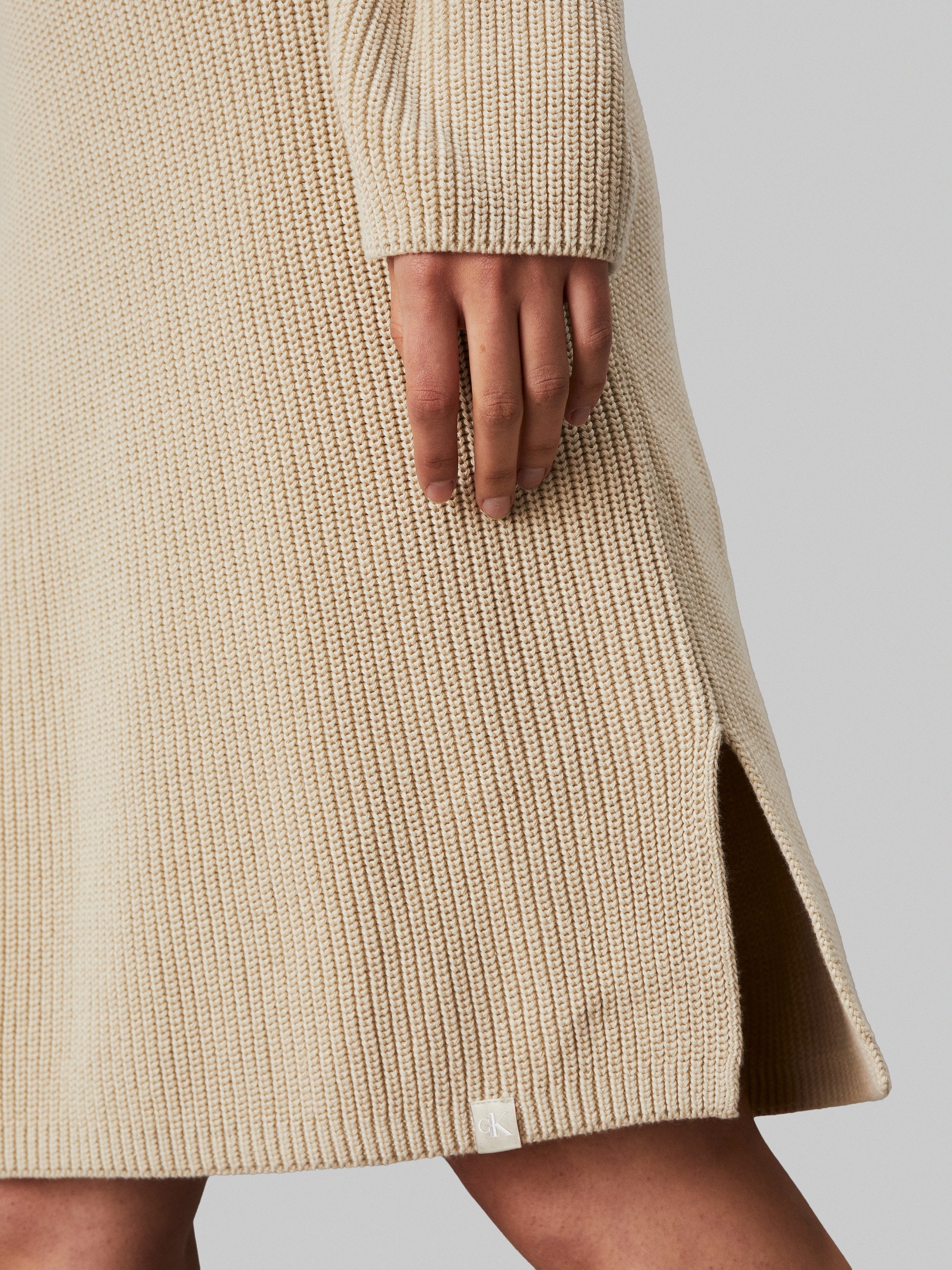 Calvin Klein Sweatjurk CHUNKY LOOSE SWEATER DRESS
