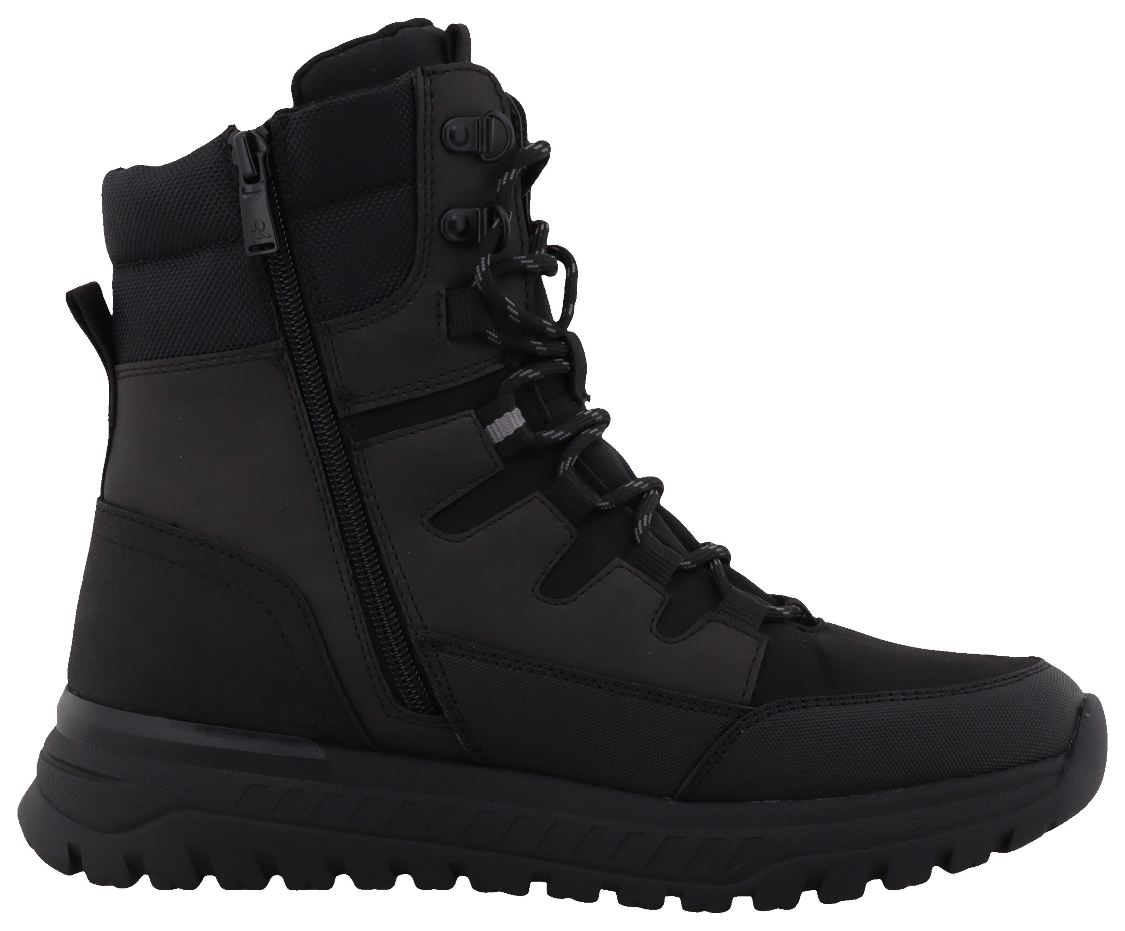 Romika Winterlaarzen Sleehak, veterschoenen, outdoorschoen met binnenrits