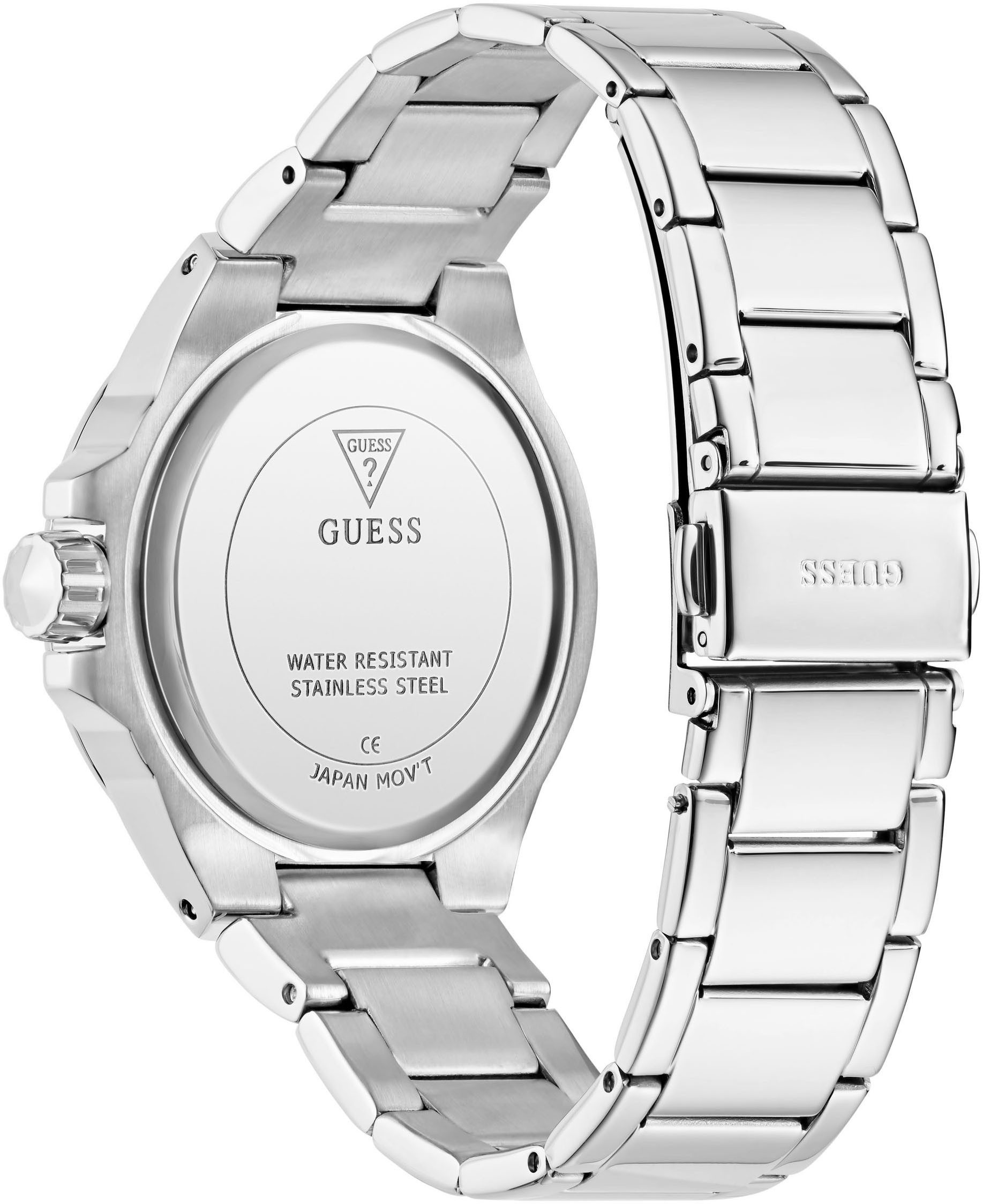 Guess Multifunctioneel horloge Envy Quartz horloge, polshorloge, dameshorloge, datum, weekdag, roestvrijstalen band