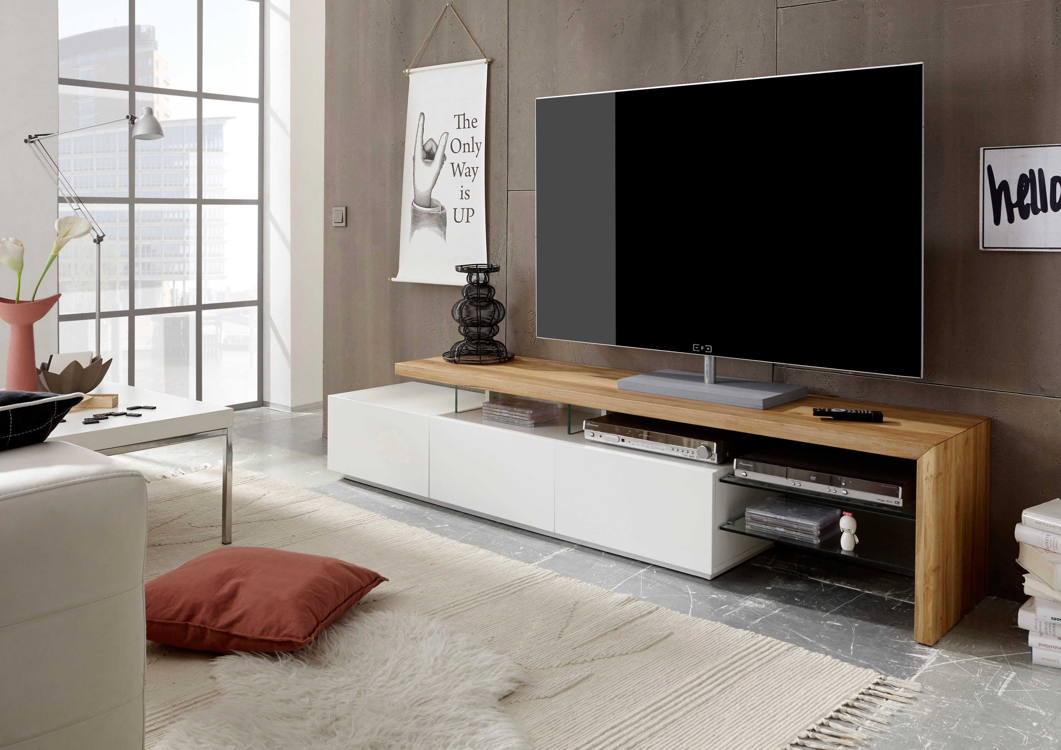 MCA furniture Tv-meubel Alimos voor tv's tot 84 inch geschikt