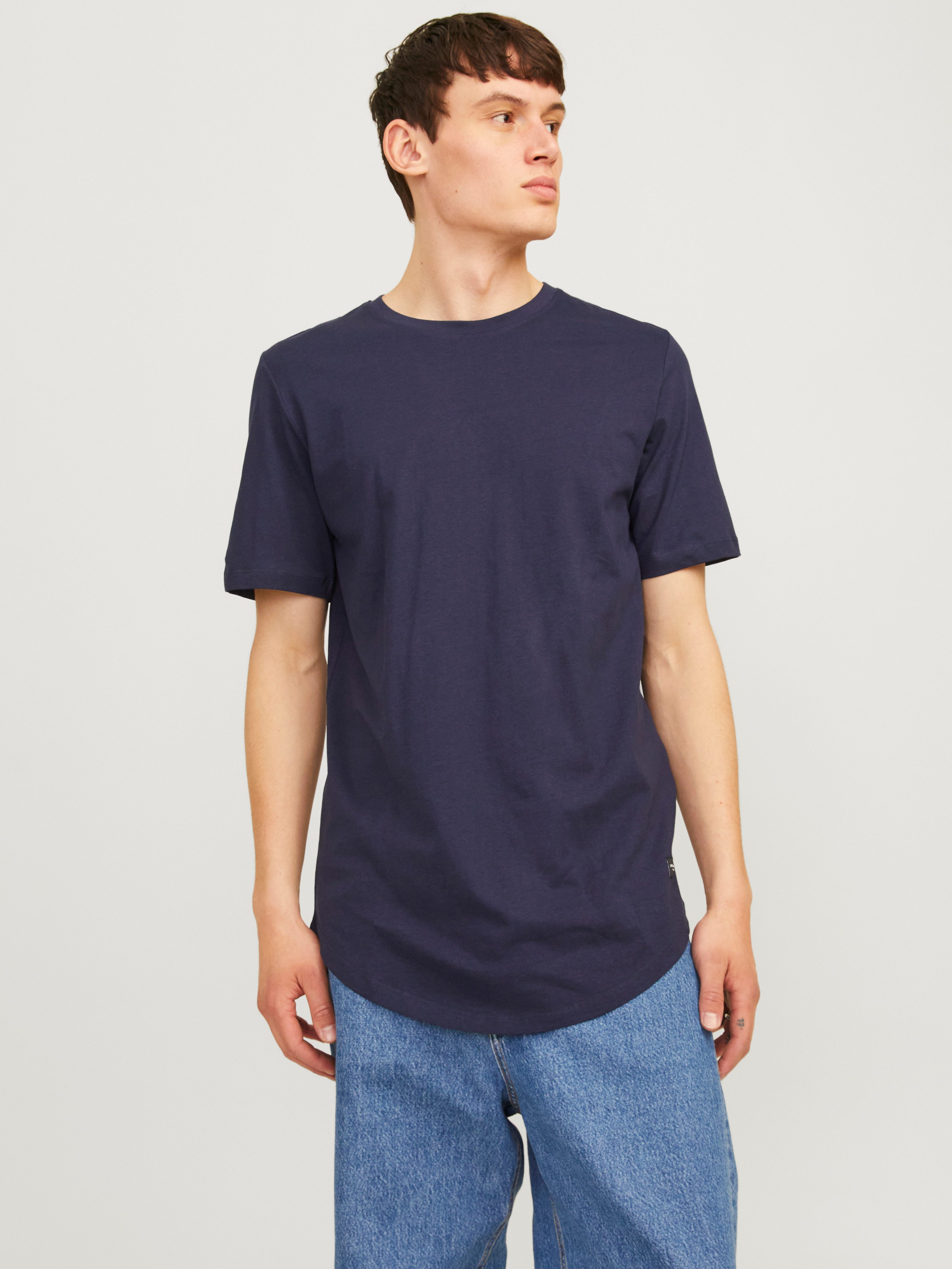 Jack & Jones Shirt met ronde hals JJENOA TEE SS CREW NECK 3PK MP NOOS (3-delig, Set van 3)