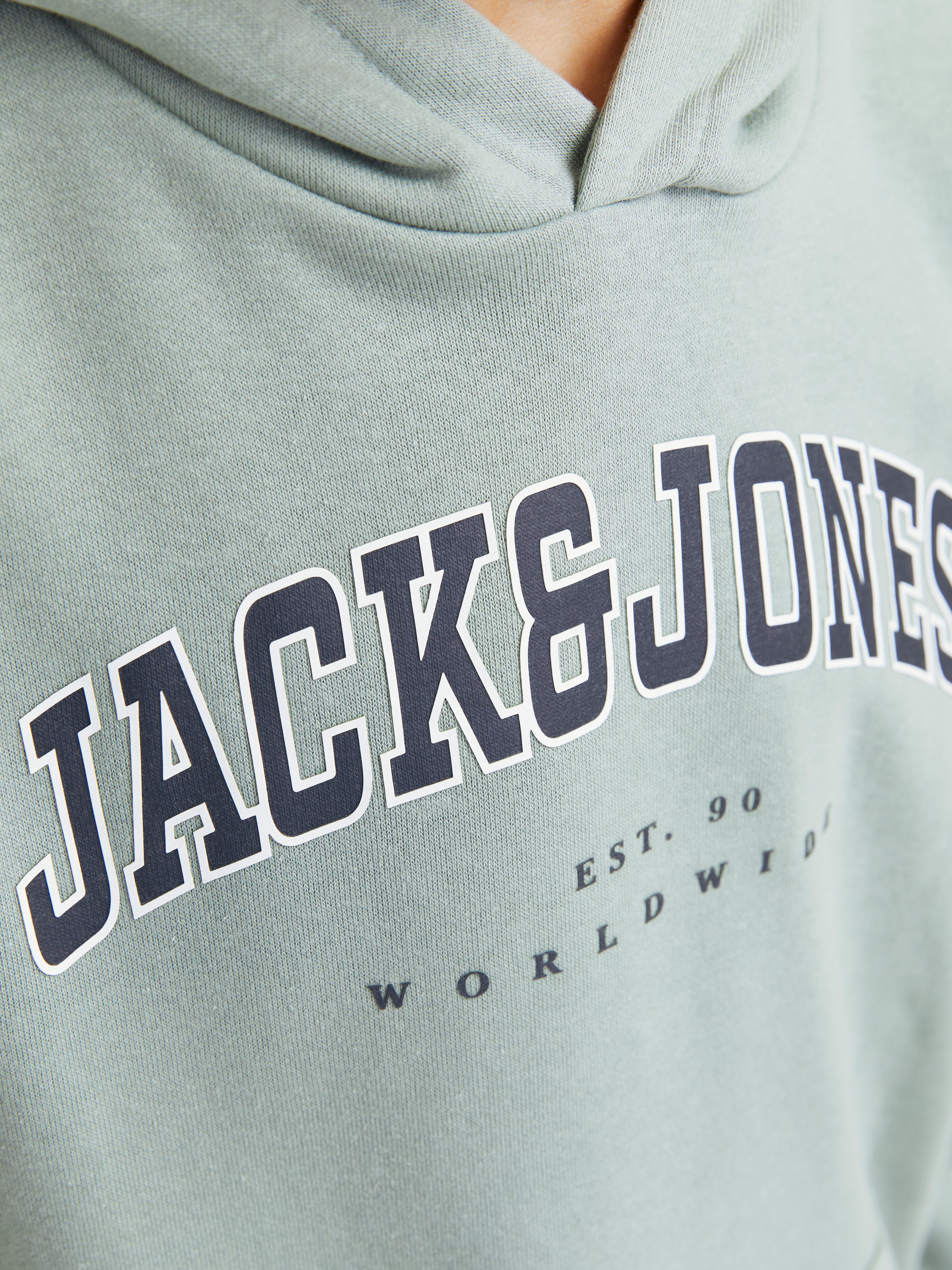 Jack & Jones Junior Hoodie JJECALEB VARSITY SWEAT HOOD NOOS JNR