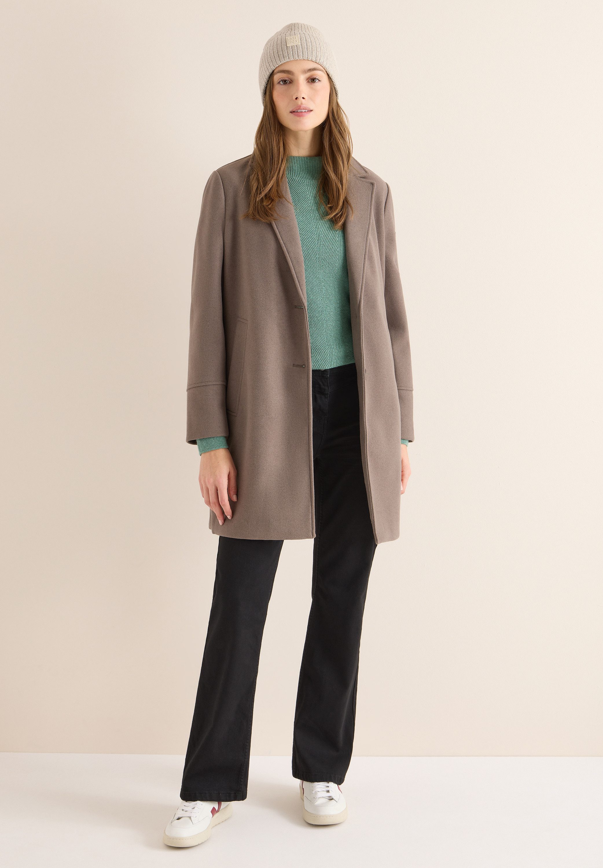 Cecil Gebreide muts Beanie in uni kleur