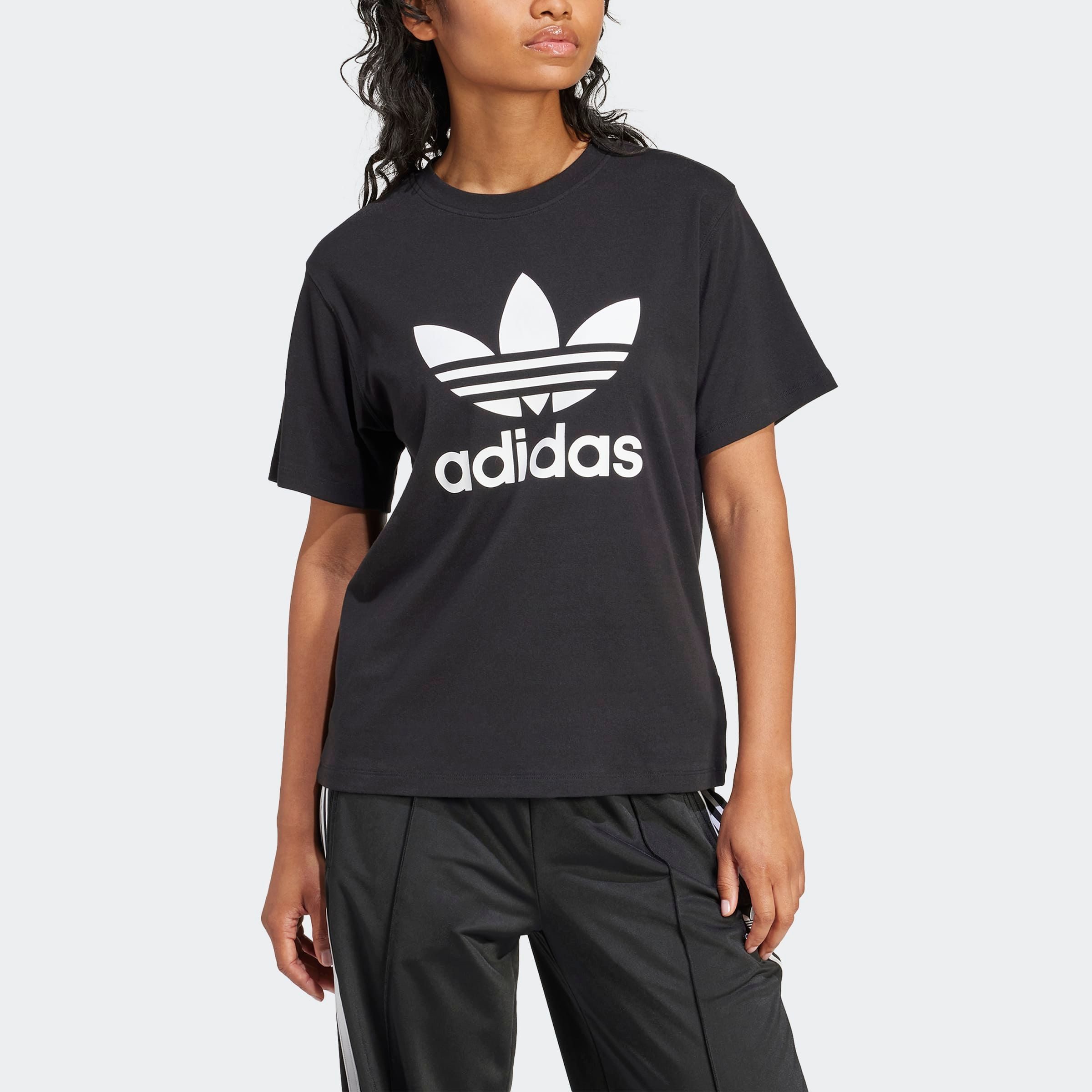 adidas Originals T-shirt TREFOIL TEE Basic shirt met grote trefoil logoprint