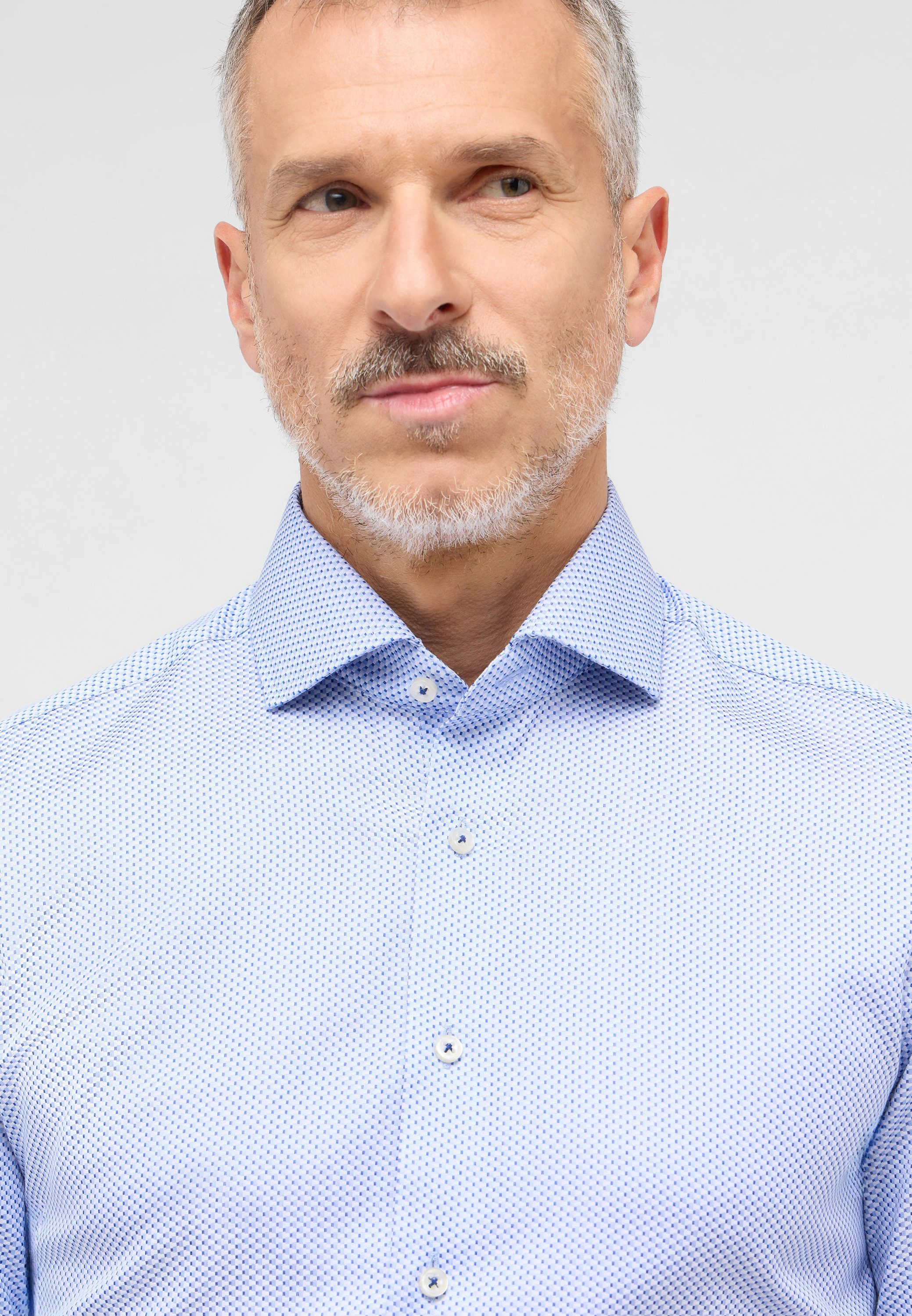 Eterna Overhemd met lange mouwen Slim fit NON IRON (strijkvrij)