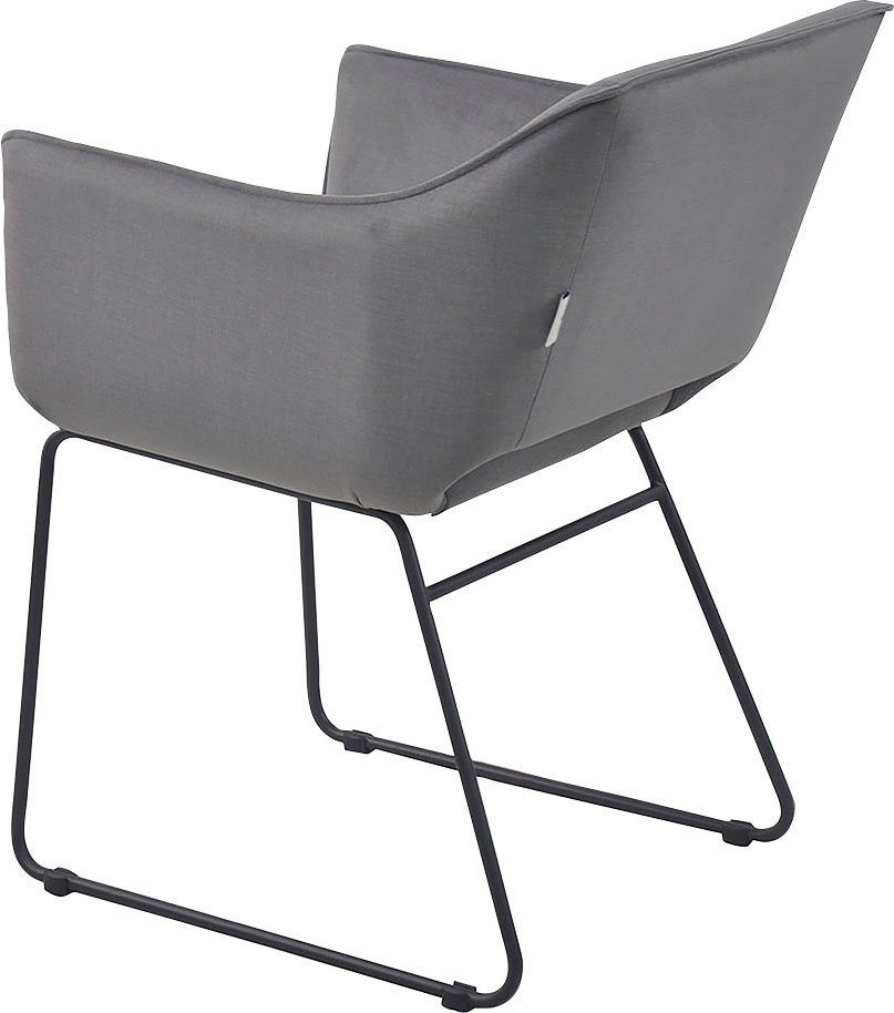 TOM TAILOR HOME Kuipstoel T-VELVET ARMCHAIR (set, 2 stuks)