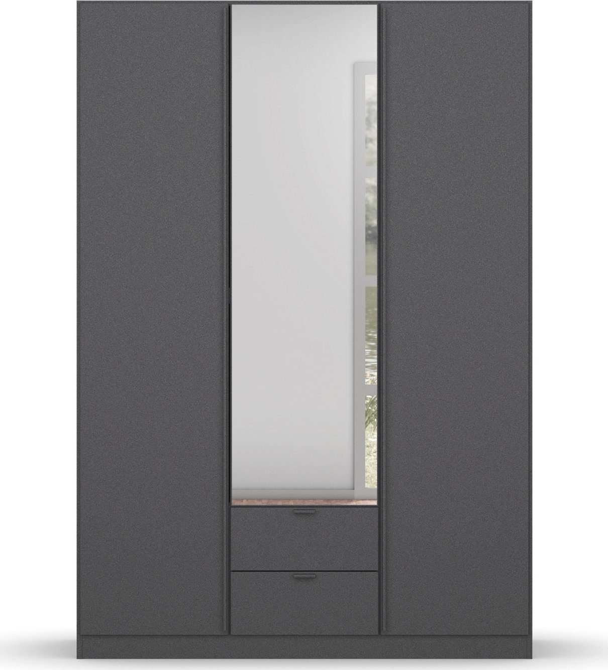 rauch Draaideurkast StyleUp Type eenkleurig met elegante, lange stanggrepen in kastkleur