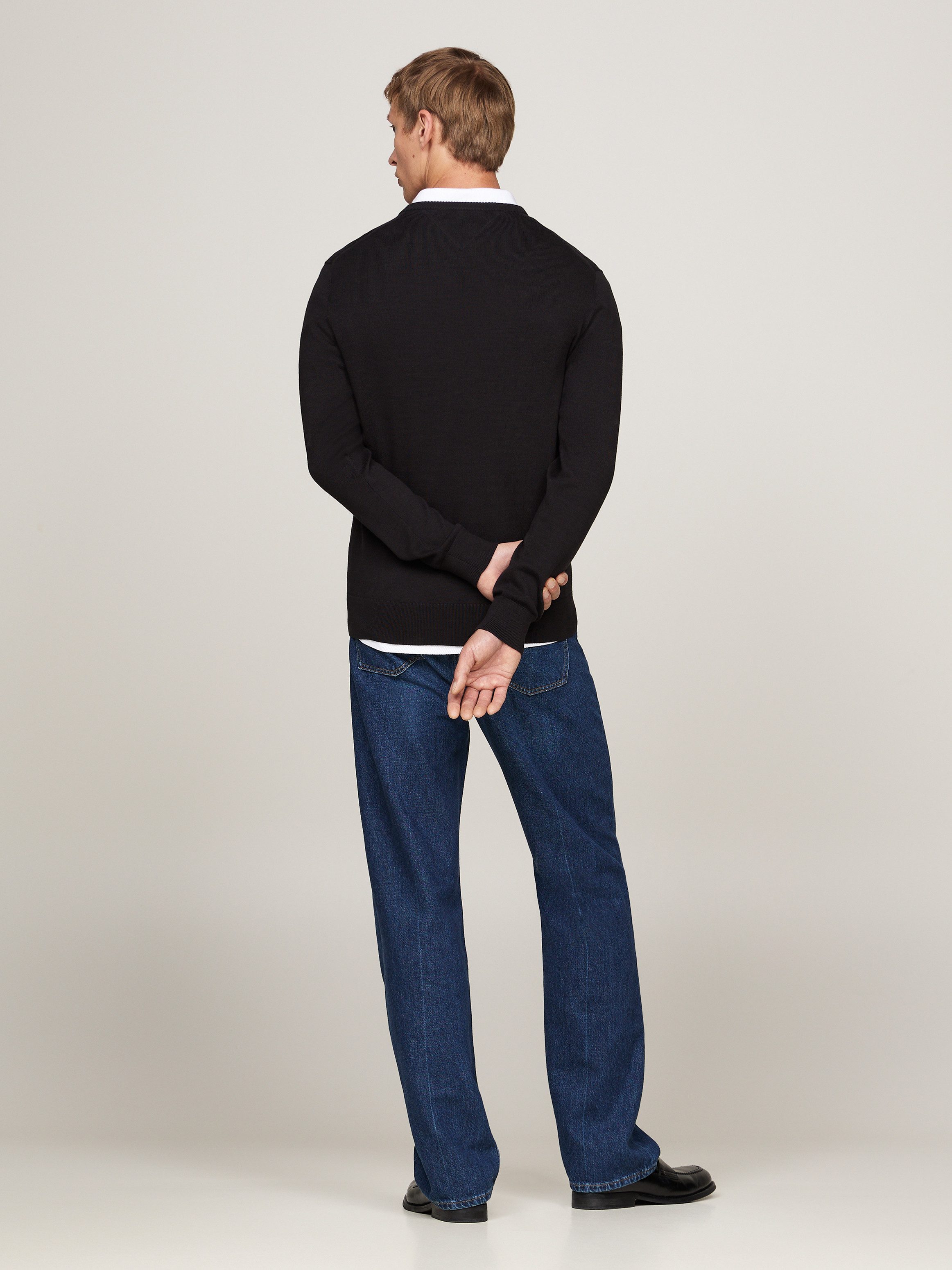 Tommy Hilfiger Gebreide trui ESSENTIAL COTTON V NECK
