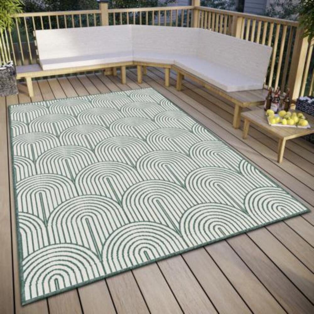 HANSE Home Outdoorkleed Pangli, omkeerbaar tapijt In- & outdoor, vloerkleed, weerbestendig, balkon, tuin, woonkamer, modern