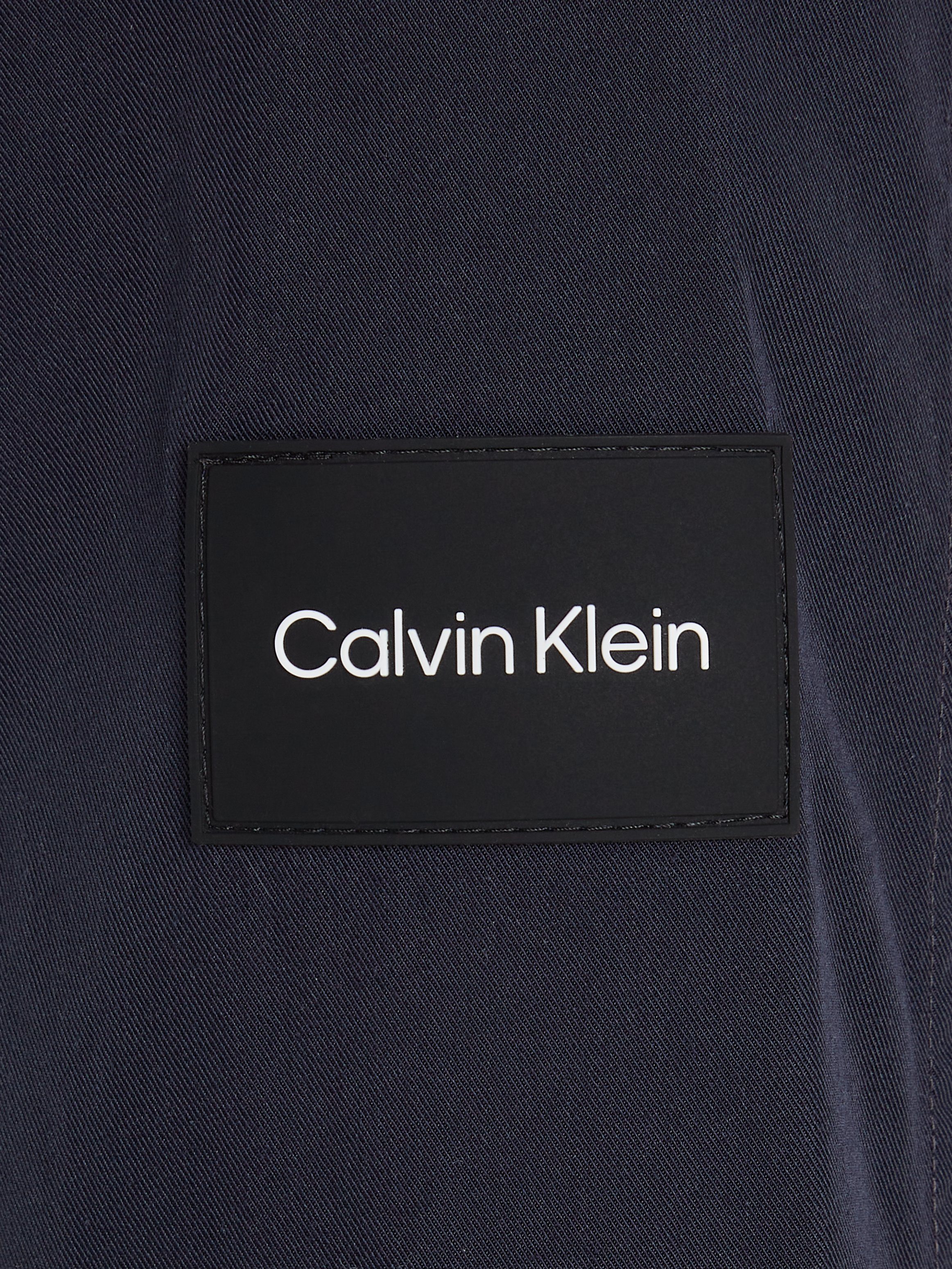 Calvin Klein Overhemd met lange mouwen COTTON NYLON OVERSHIRT met opgestikte borstzakken