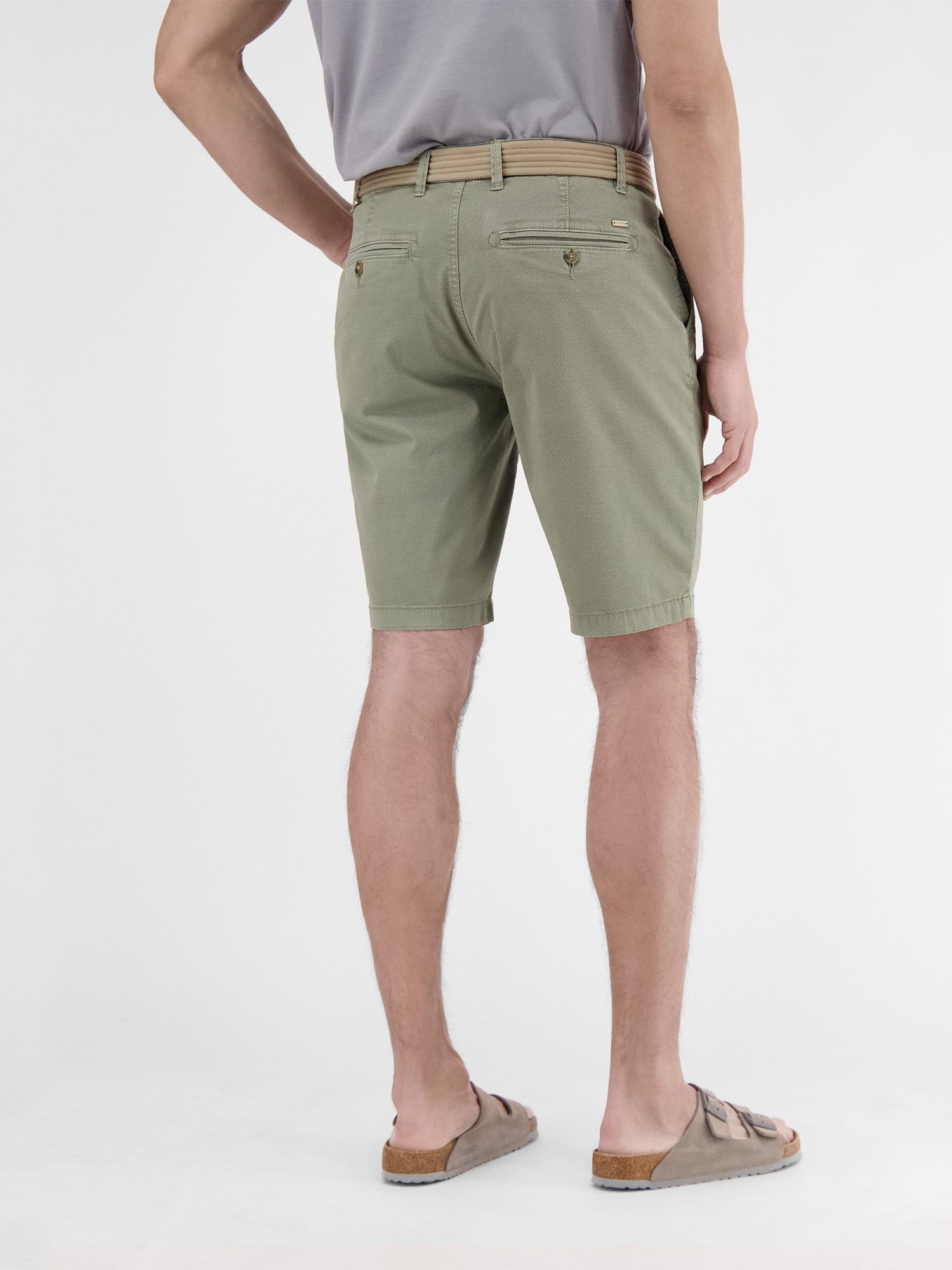 Lerros Bermuda LERROS chino bermuda met riem (set)