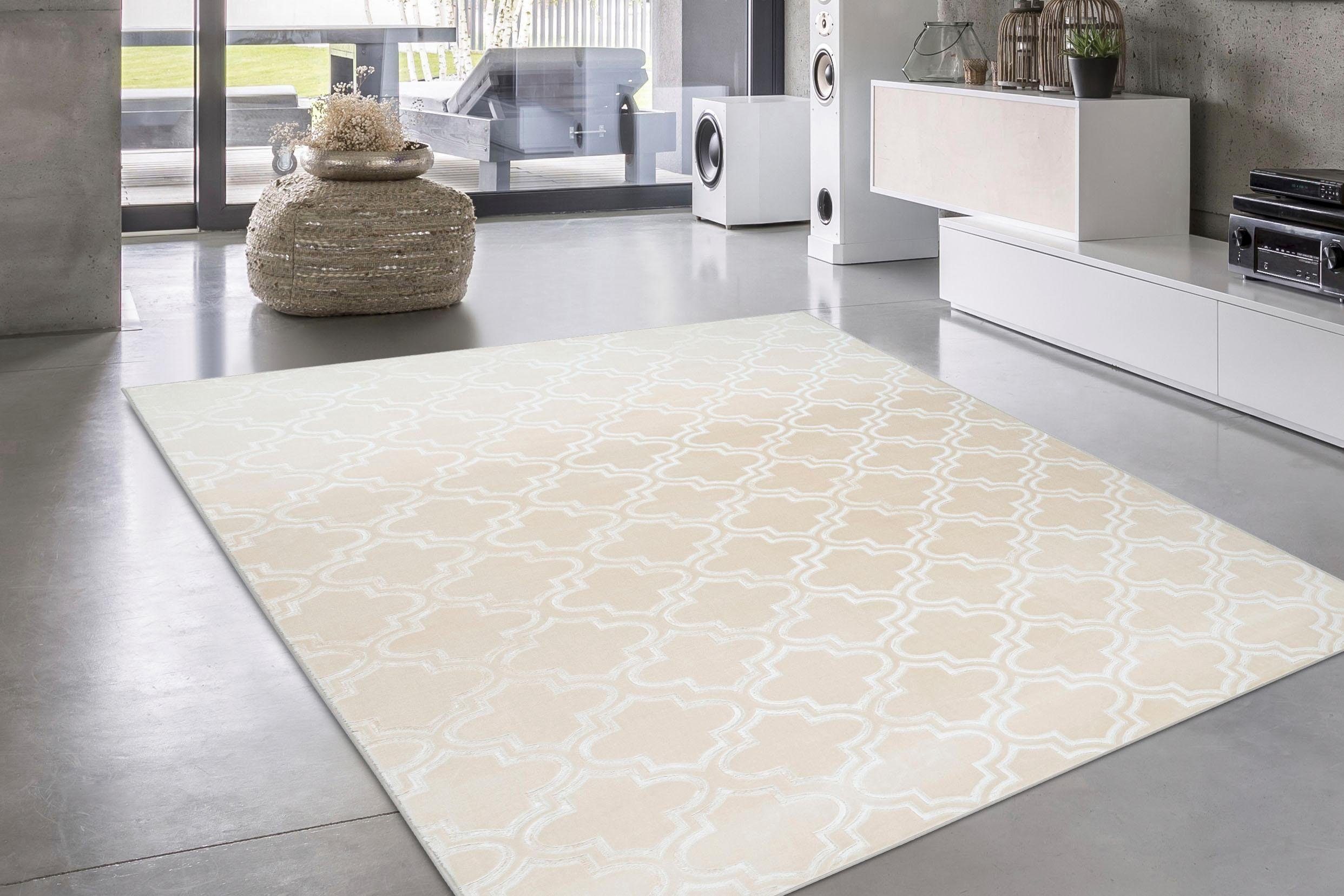 my home Vloerkleed Triana 3d-design, geometrisch & modern design, korte pool, behaaglijk