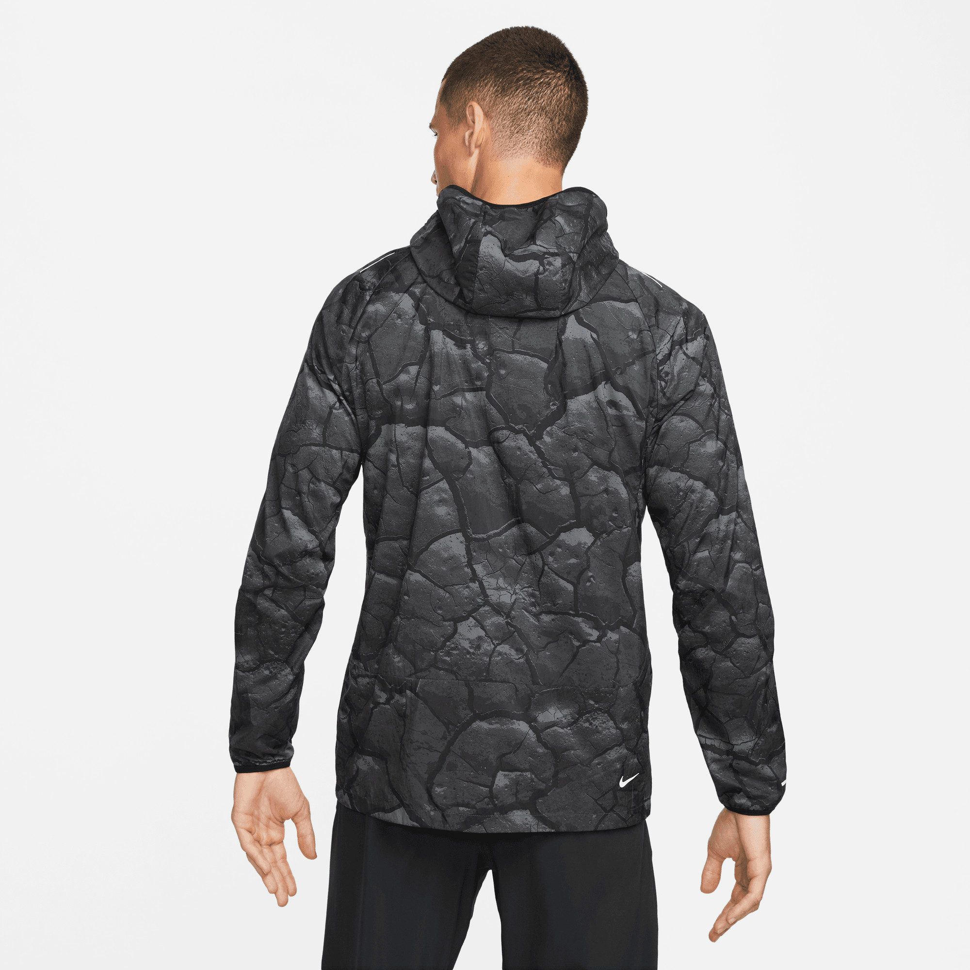Nike Runningjack MEN'S LIGHTWEIGHT ALLOVER PRINT TRAIL RUNNING JACKET