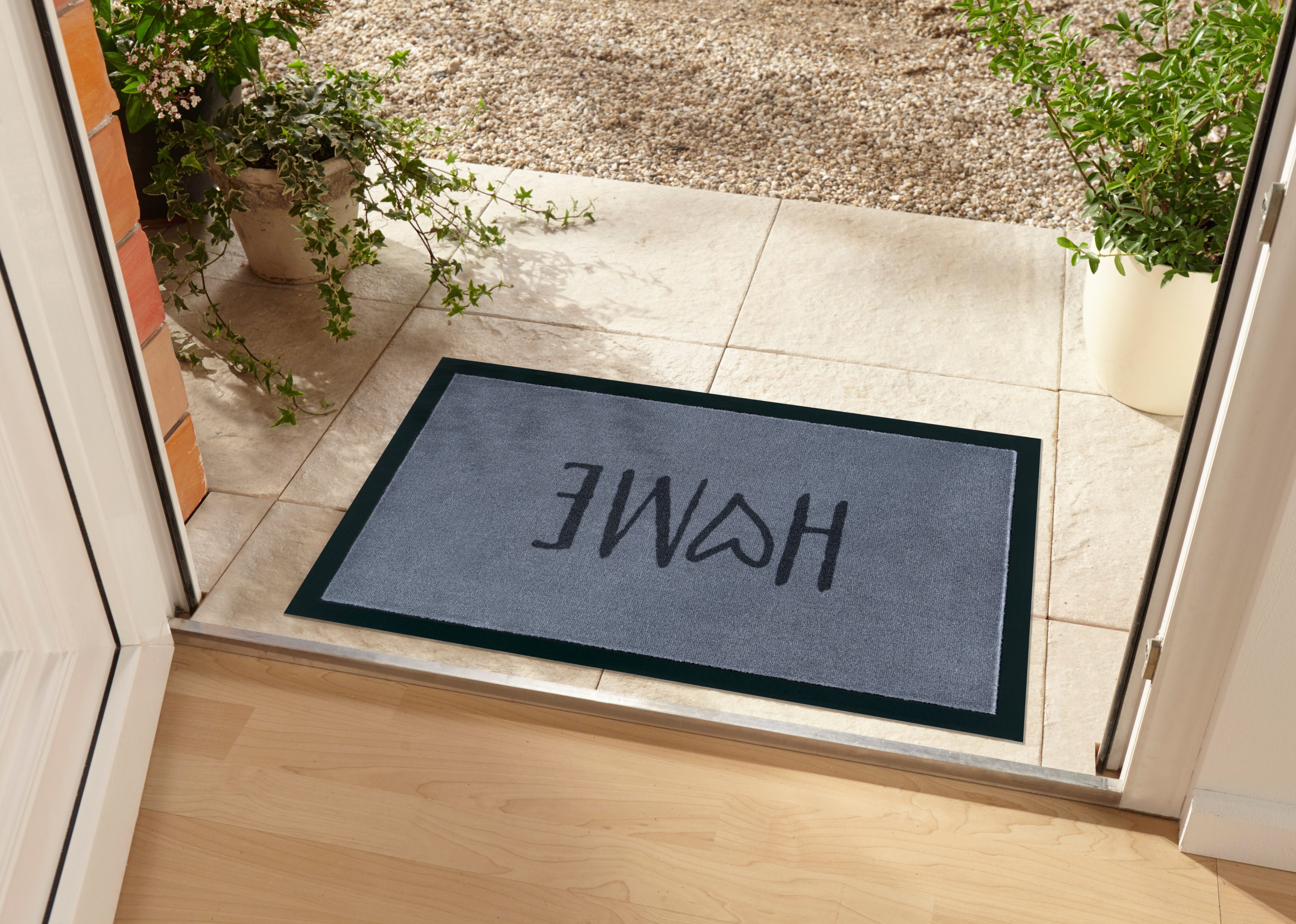 my home Mat Magne Vuilopvangmat, deurmat, in- en uitwendig, tekst, loper, wasbaar