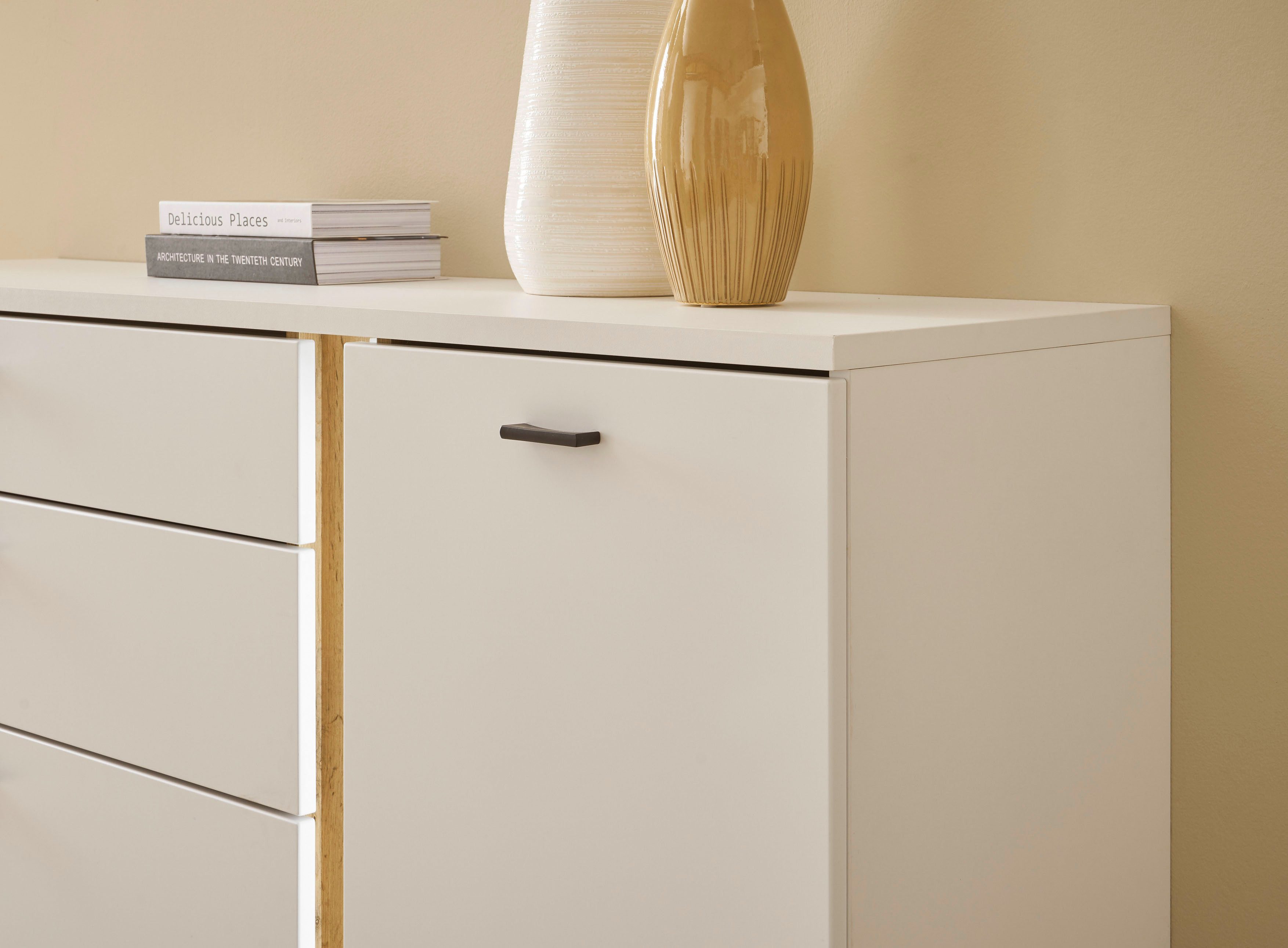 INOSIGN Dressoir Long Island in moderne trendkleur, inclusief verticale verlichting, breedte 150 cm (1 stuk)