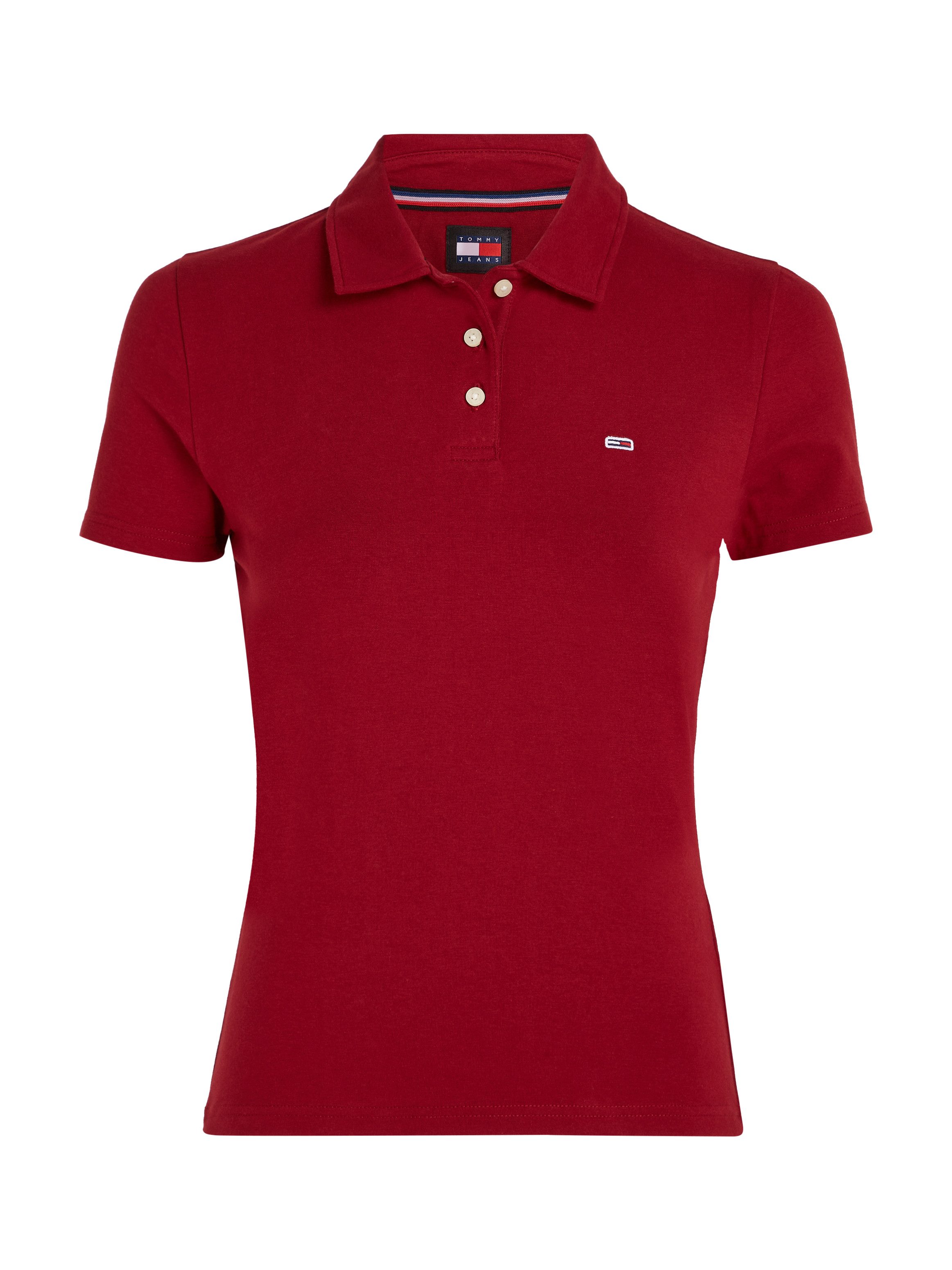 TOMMY JEANS Poloshirt met korte knoopsluiting