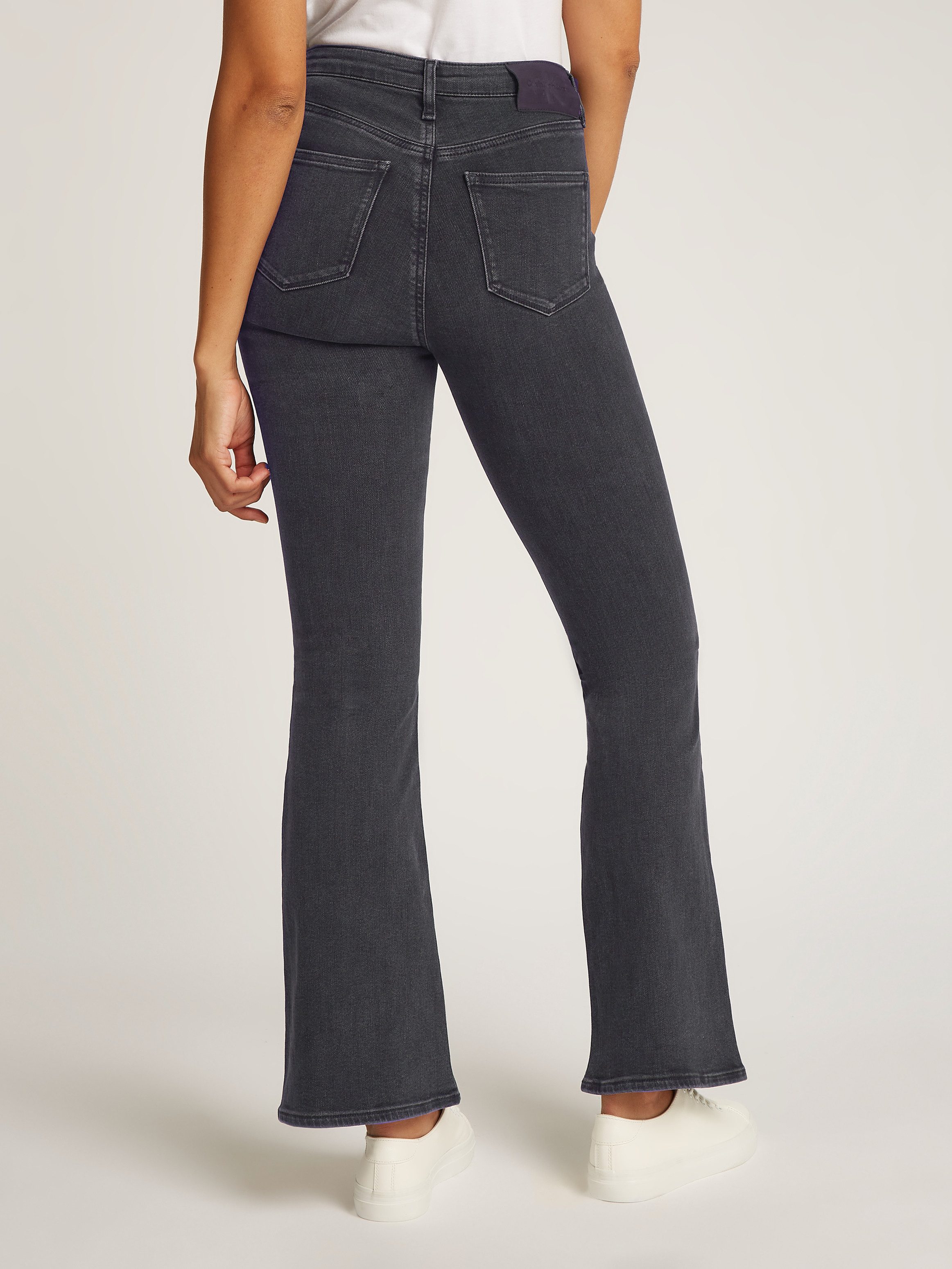Calvin Klein Bootcut jeans SKINNY BOOTCUT met muntzakje, logoprint