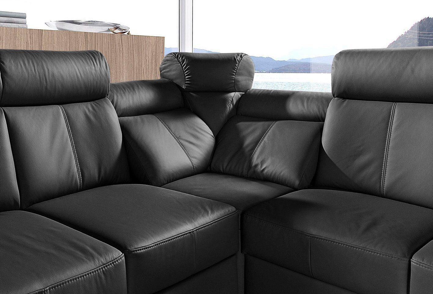 sit&more Hoekbank Basel L-vorm optioneel met relaxfunctie
