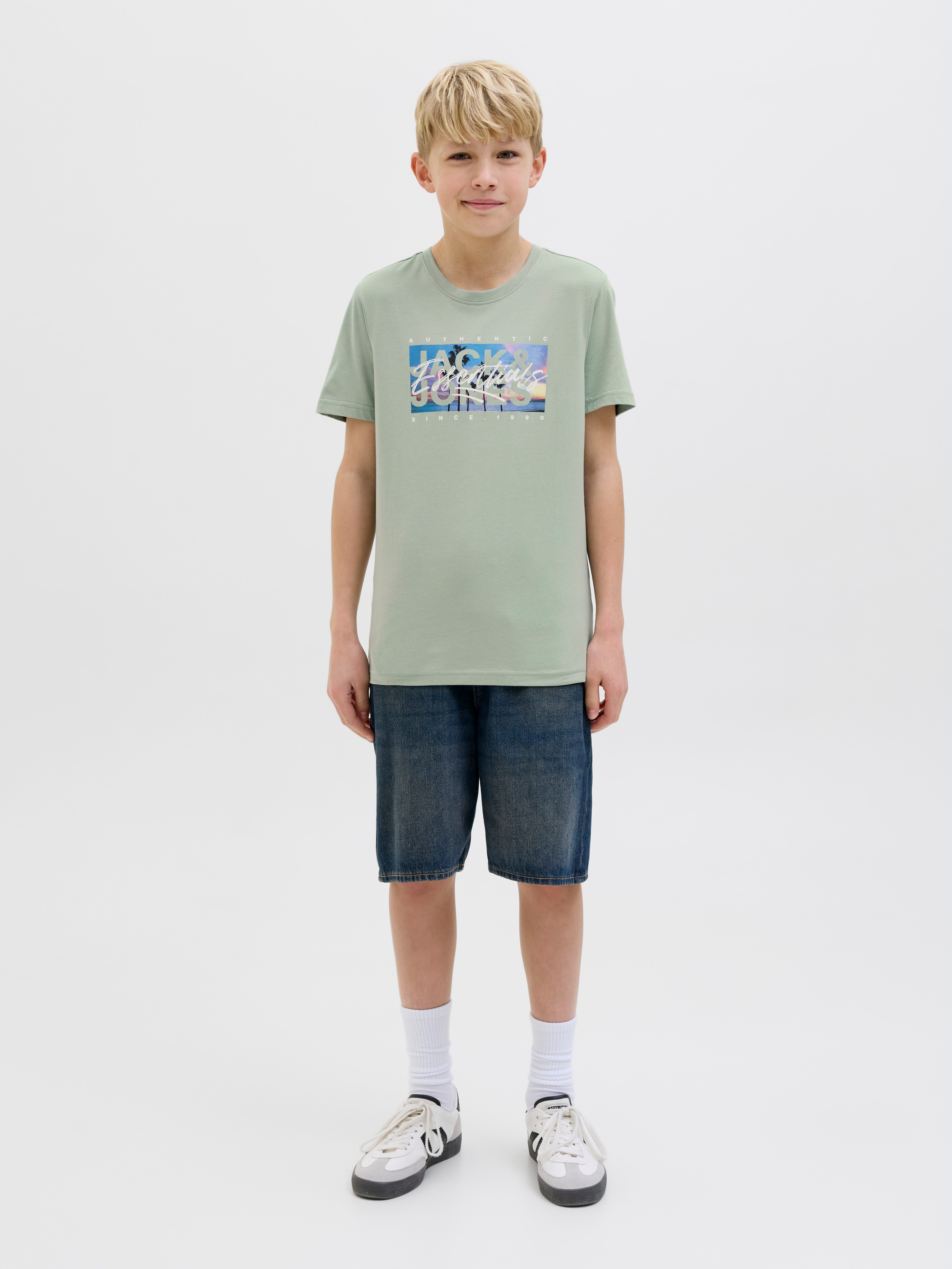 Jack & Jones Junior T-shirt JJCOLTON PHOTOPRINT TEE SS CREW NE JNR