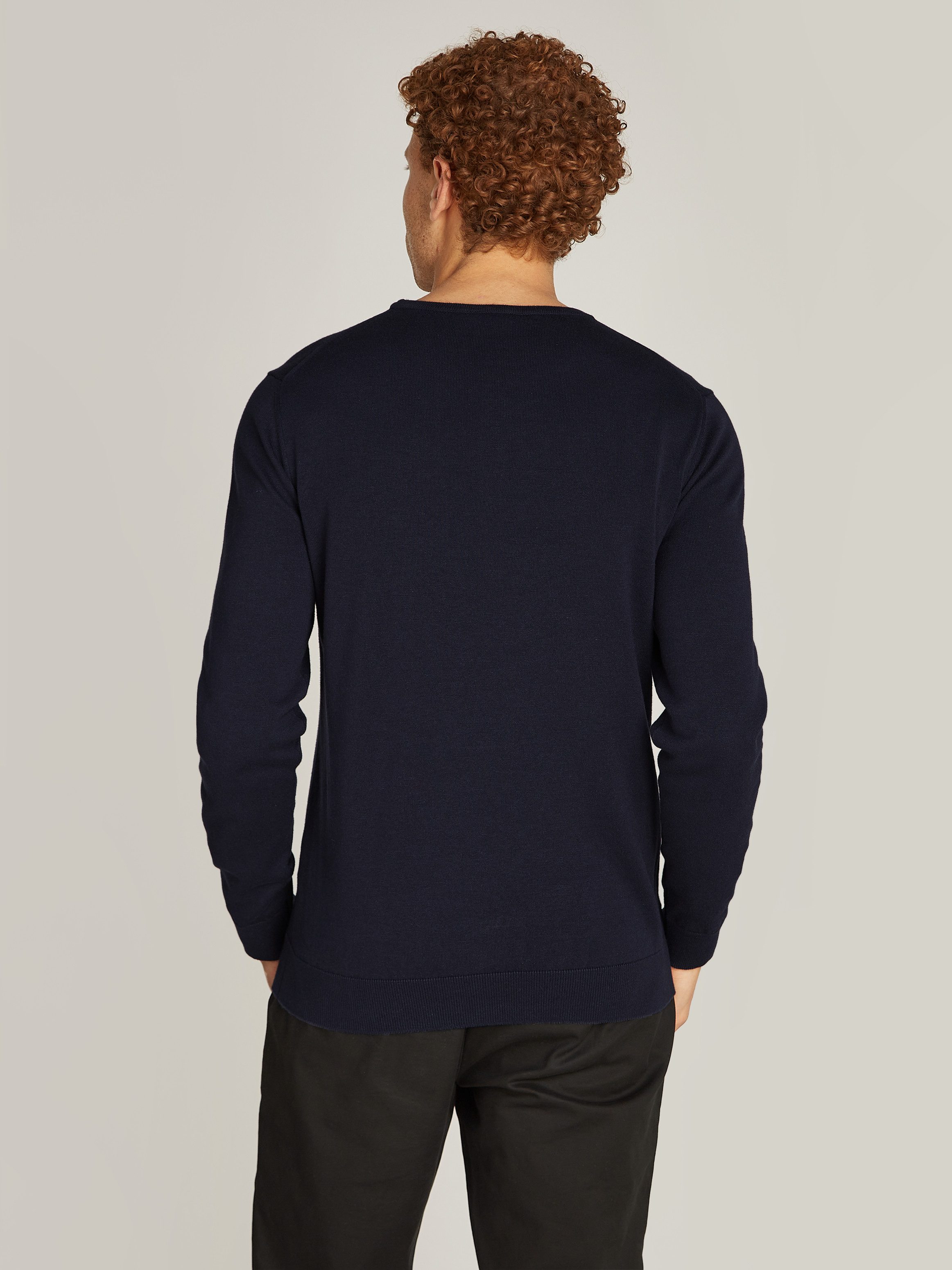 Calvin Klein Trui met ronde hals COTTON SILK BLEND CN SWEATER